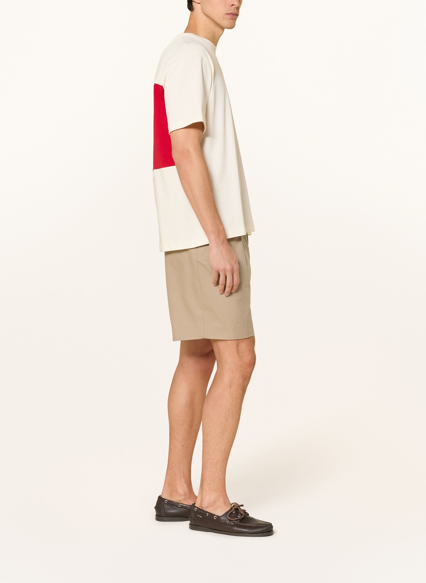 TOMMY HILFIGER chino šortky: BÉŽOVÁ