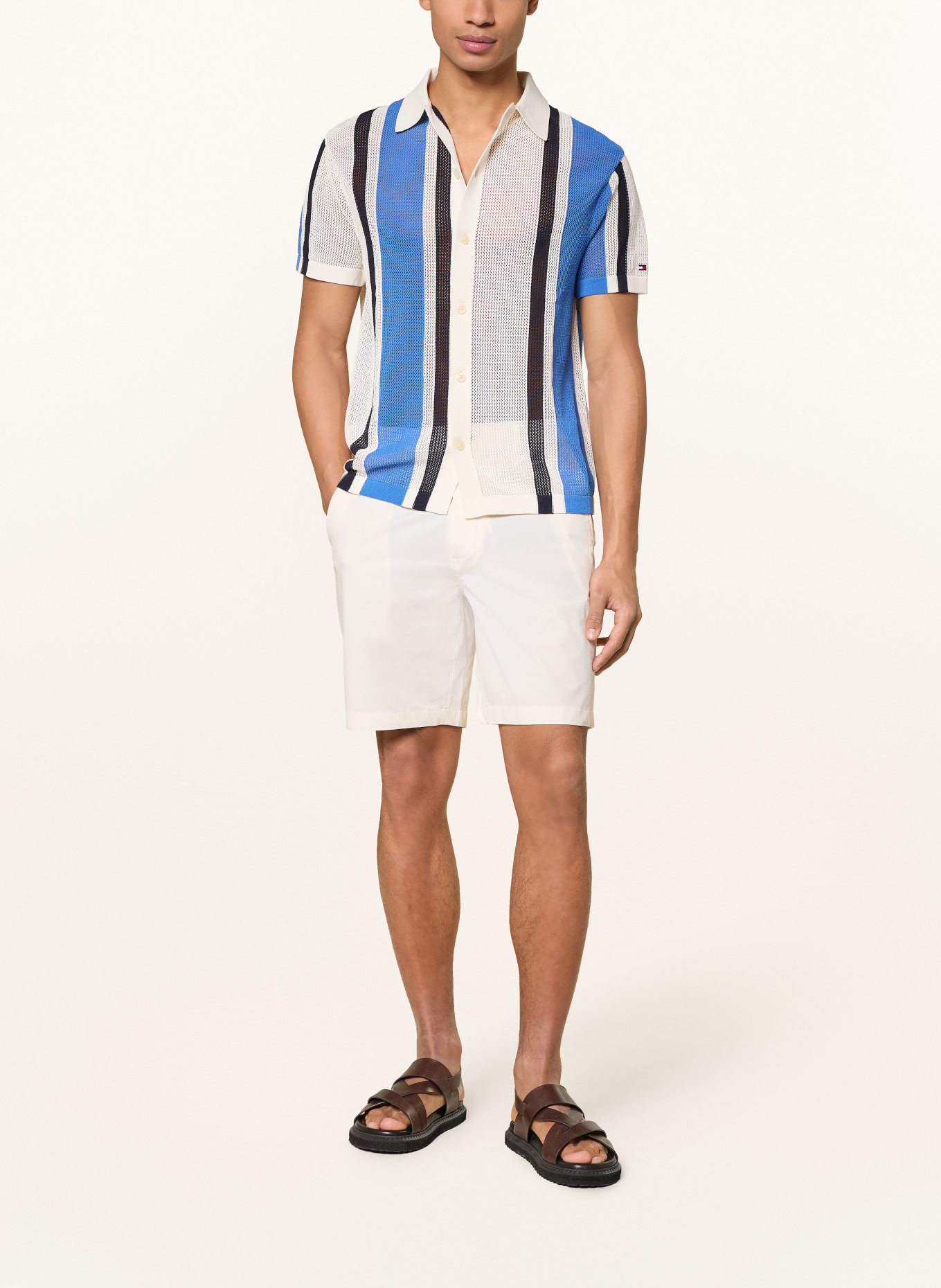 TOMMY HILFIGER Shorts DOVER Regular Fit: ECRU