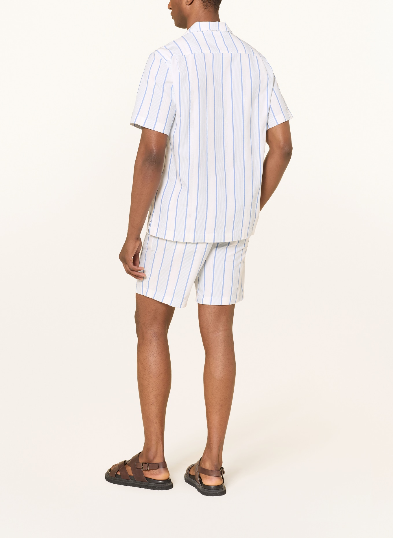 TOMMY HILFIGER Hemd Regular Fit: BLAU / HELLBLAU / WEISS