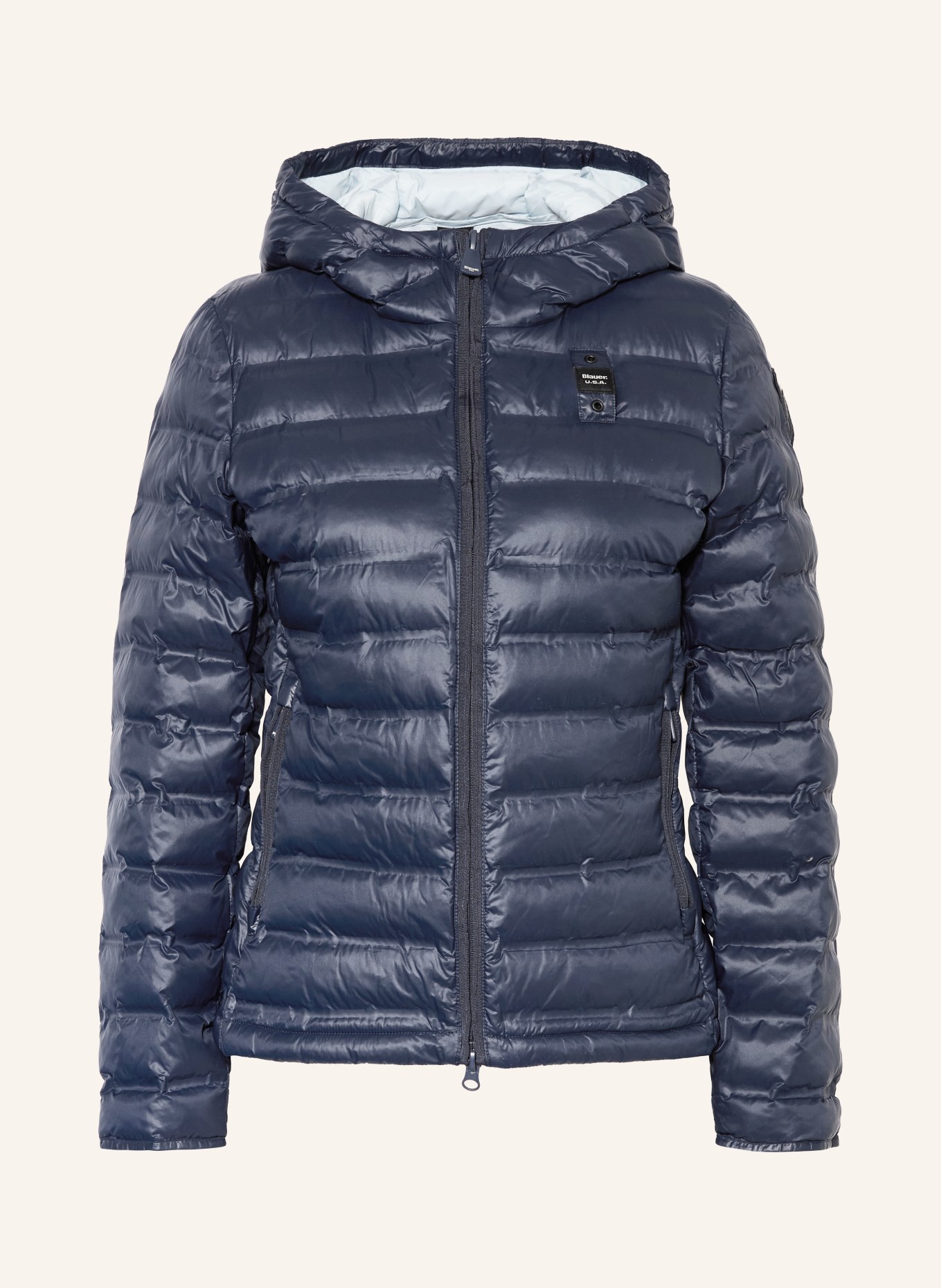 Blauer Steppjacke ELLIS: DUNKELBLAU