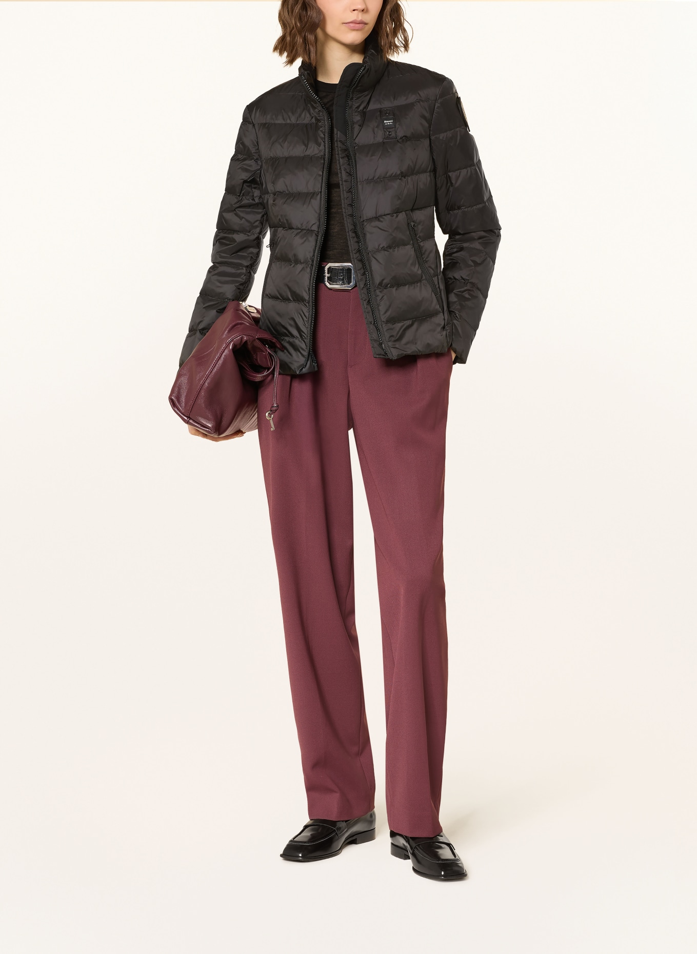 Blauer Lightweight down jacket VALE: BLACK