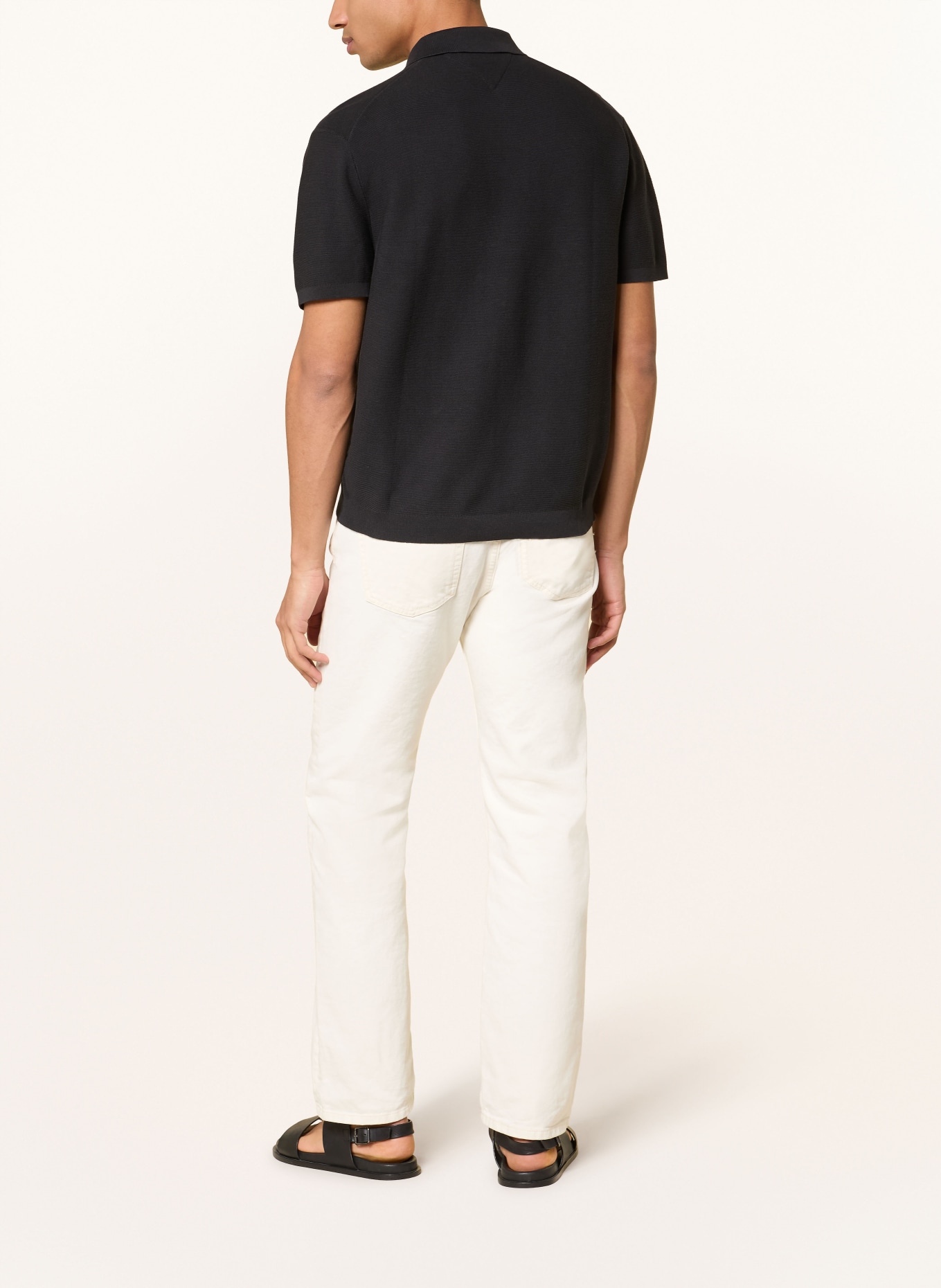 TOMMY HILFIGER Piqué polokošile: ČERNÁ