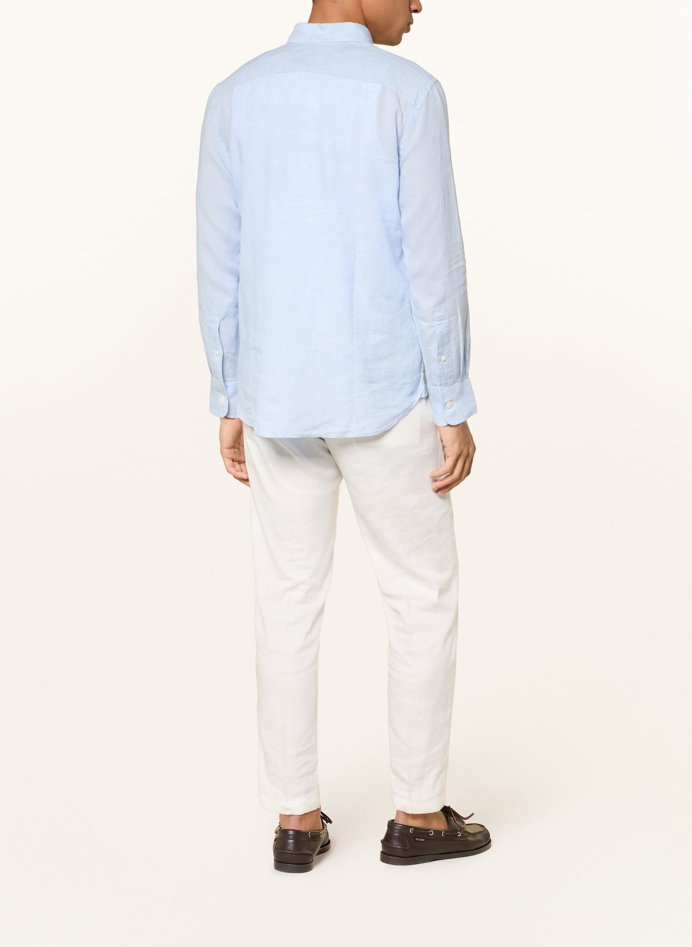 TOMMY HILFIGER Leinenhemd Regular Fit: HELLBLAU