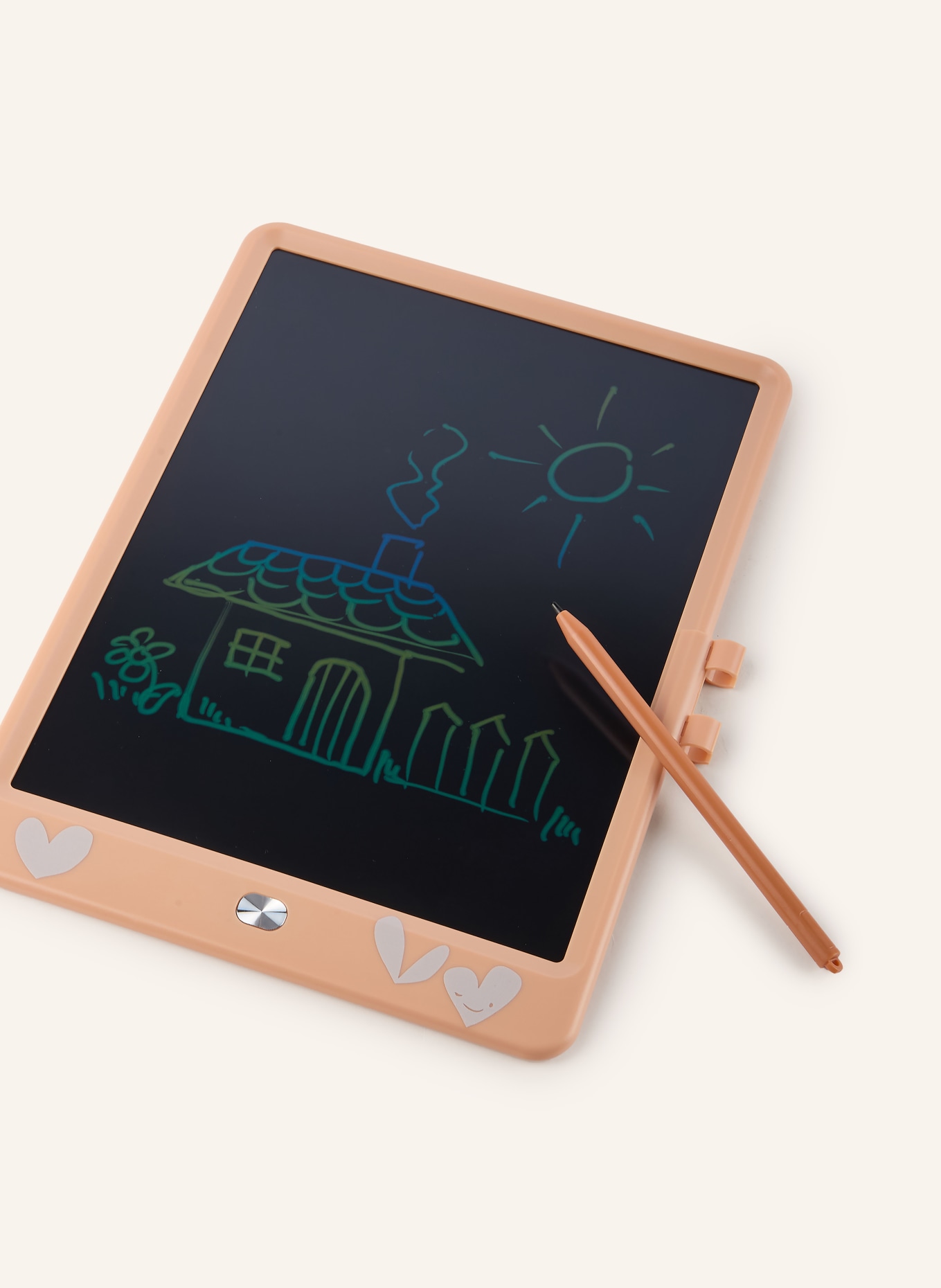 LIEWOOD LCD-Zeichenbrett ZORA: LACHS / HELLGRAU