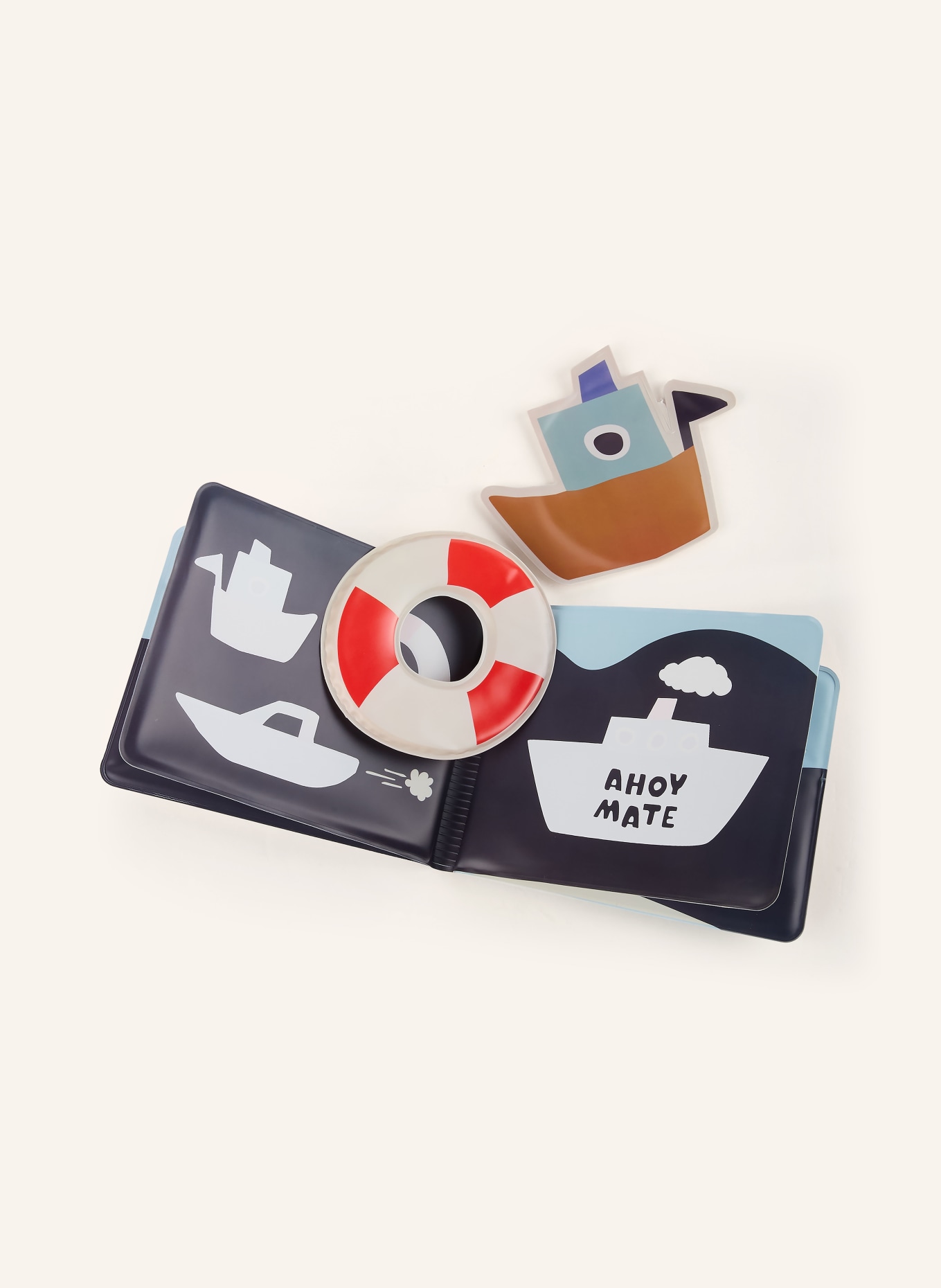 LIEWOOD Książka kąpielowa WAYLON: JASNONIEBIESKI / KREMOWY / GRANATOWY