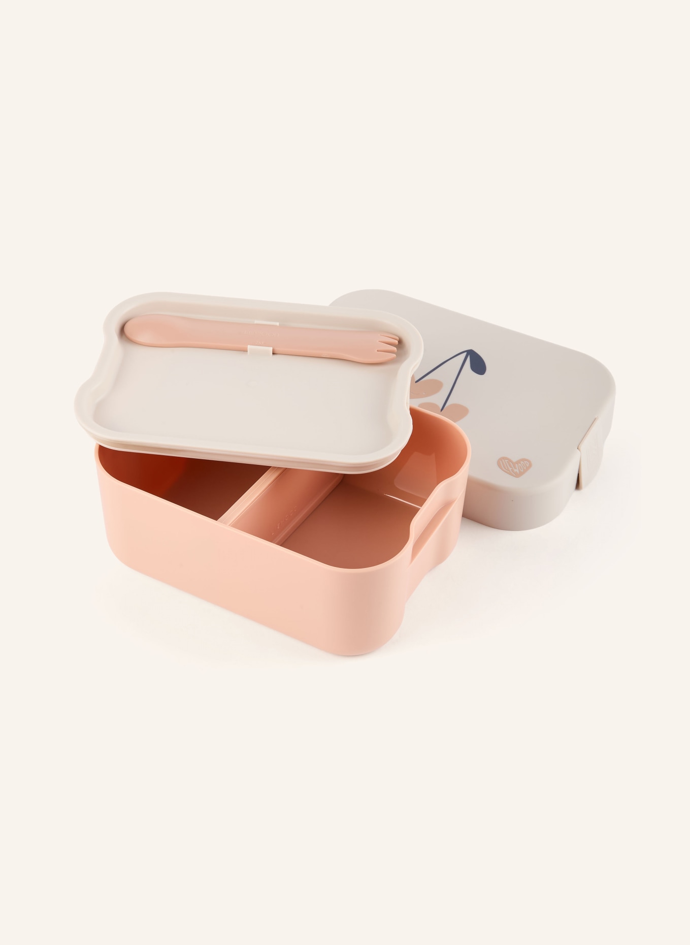 LIEWOOD KAMIL lunchbox: CREAM / LIGHT ORANGE