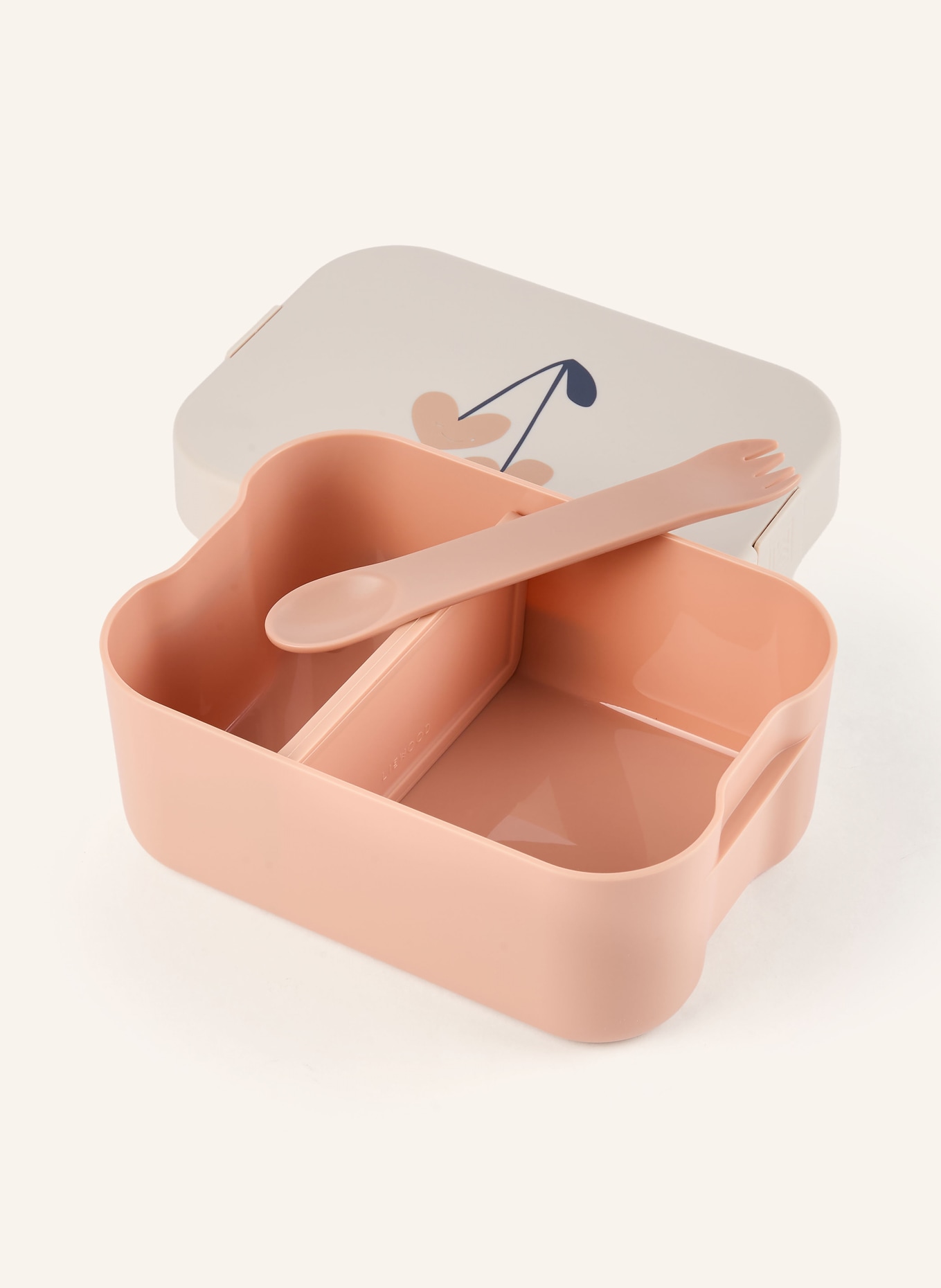 LIEWOOD KAMIL lunchbox: CREAM / LIGHT ORANGE