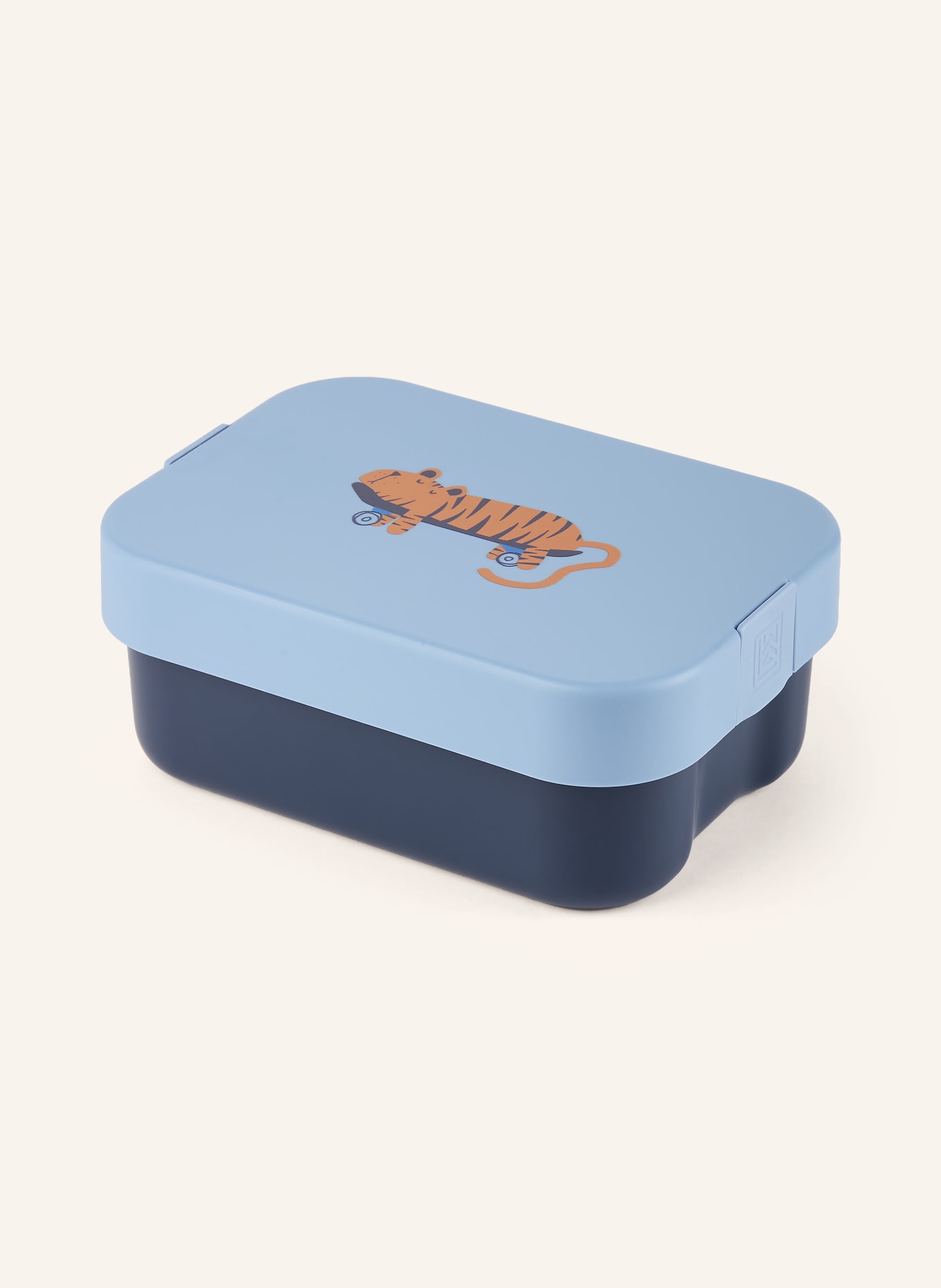 LIEWOOD KAMIL lunchbox: DARK BLUE / DARK ORANGE / LIGHT BLUE