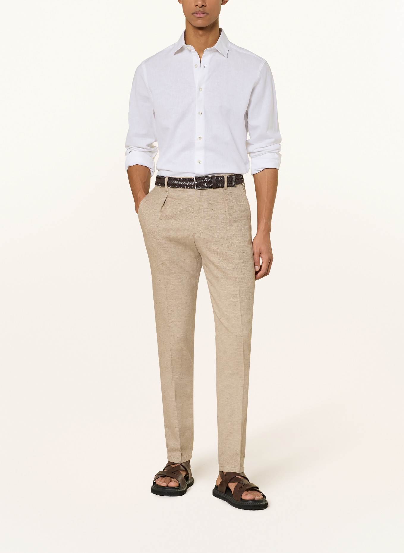 PROFUOMO Chino Slim Fit: BEŻOWY