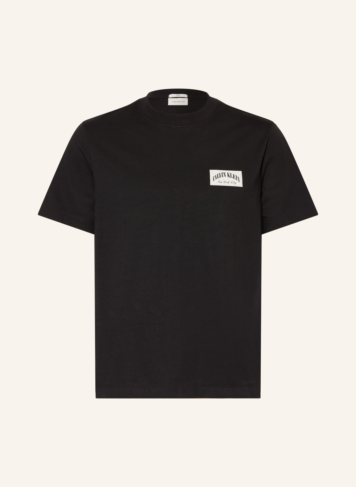 Calvin Klein Jeans T-Shirt: SCHWARZ / WEISS
