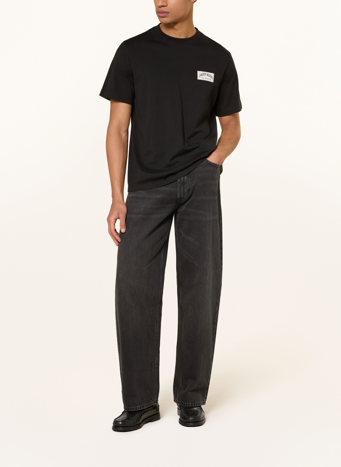 Calvin Klein Jeans T-Shirt: SCHWARZ / WEISS