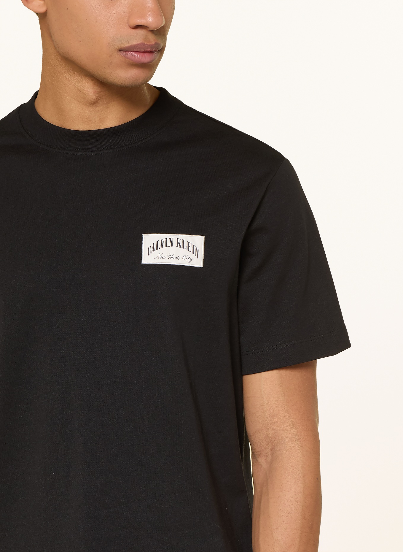 Calvin Klein Jeans T-Shirt: SCHWARZ / WEISS