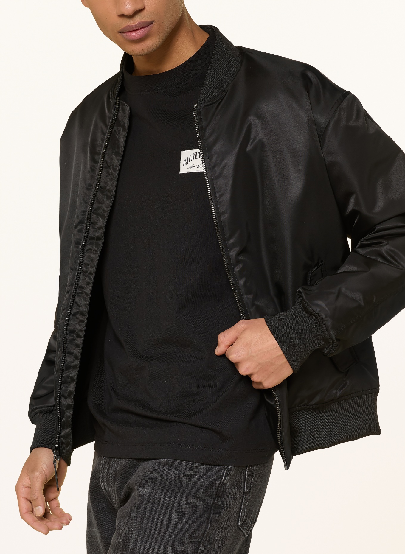 Calvin Klein Jeans T-Shirt: SCHWARZ / WEISS