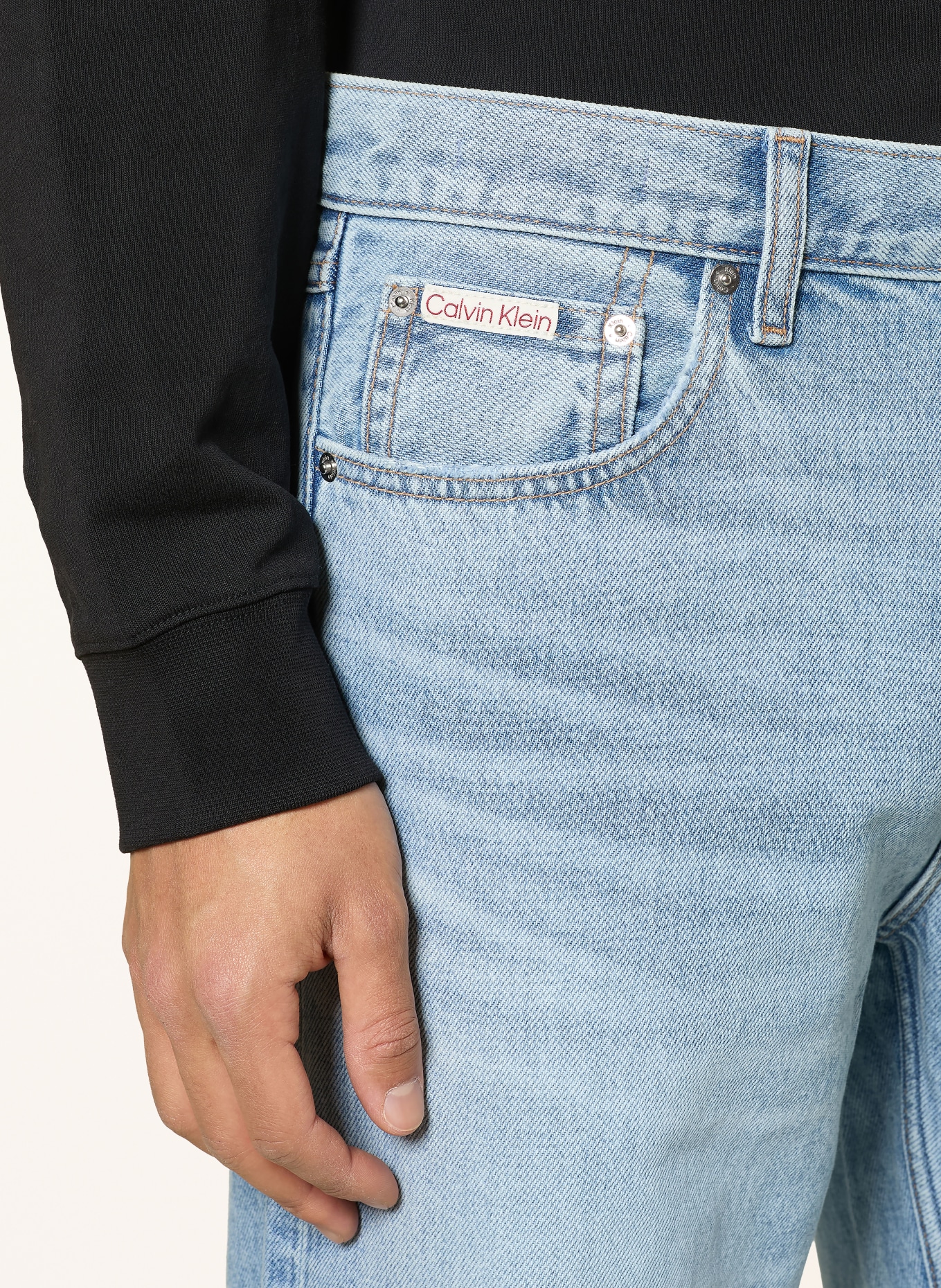 Calvin Klein Jeans Jeans SIGNATURE 90S STRAIGHT Coupe décontractée: X3B RETRO LIGHT