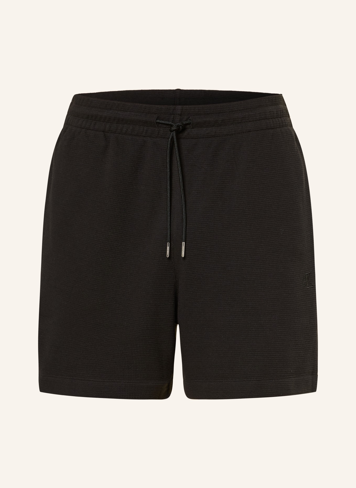 Calvin Klein Jeans šortky: ČERNÁ