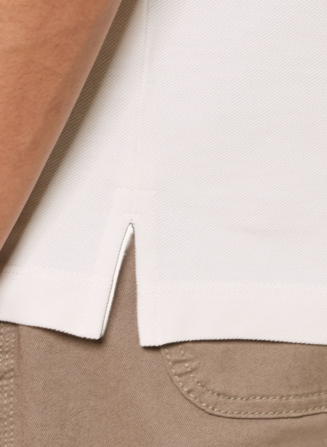 Calvin Klein Jeans Polo piqué coupe classique: ÉCRU