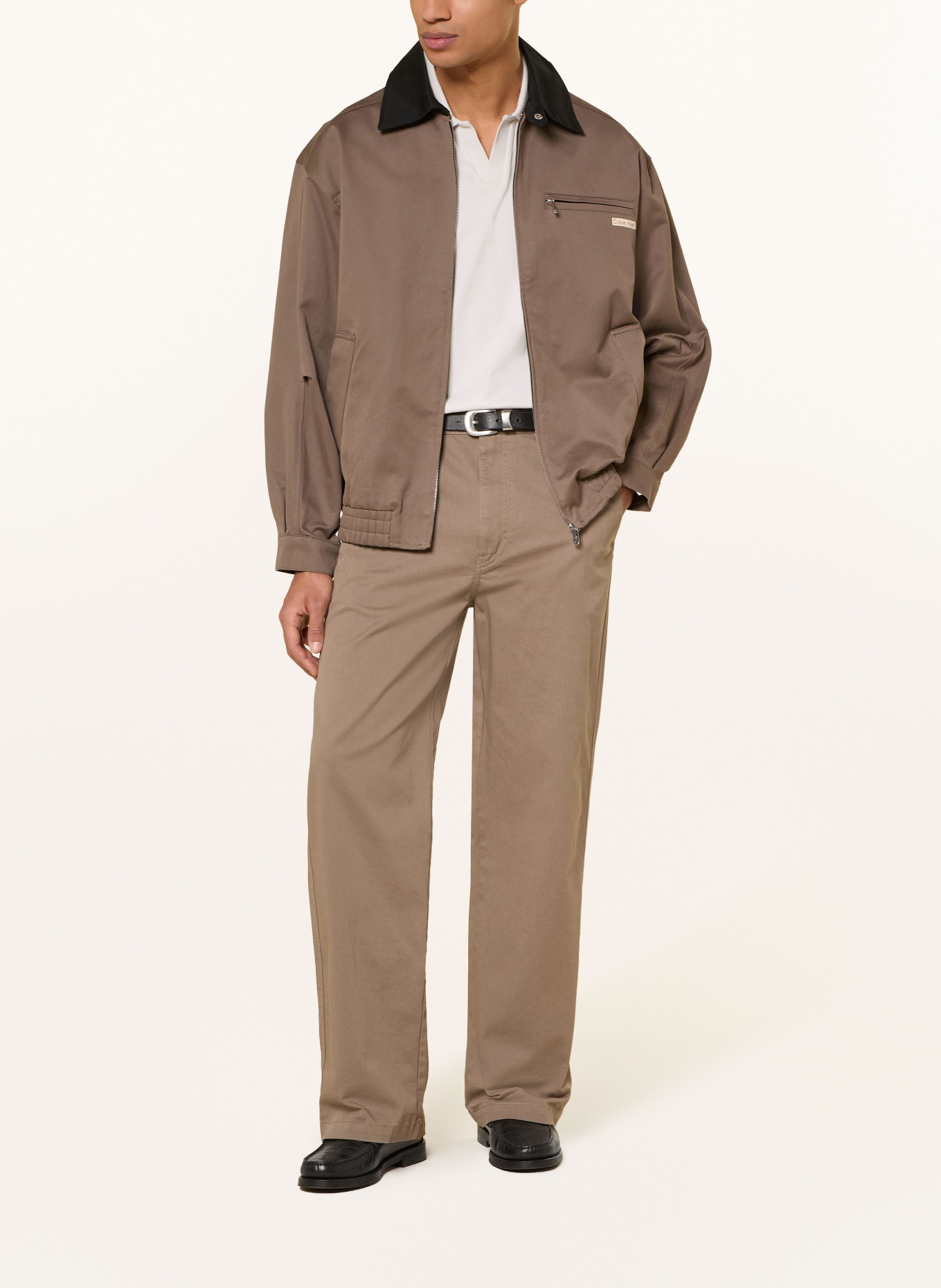 Calvin Klein Jeans Polo piqué coupe classique: ÉCRU