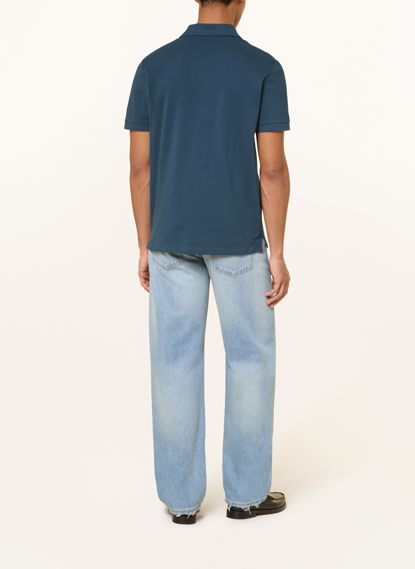 Calvin Klein Jeans Classic Fit Piqué Polo Shirt: DARK BLUE