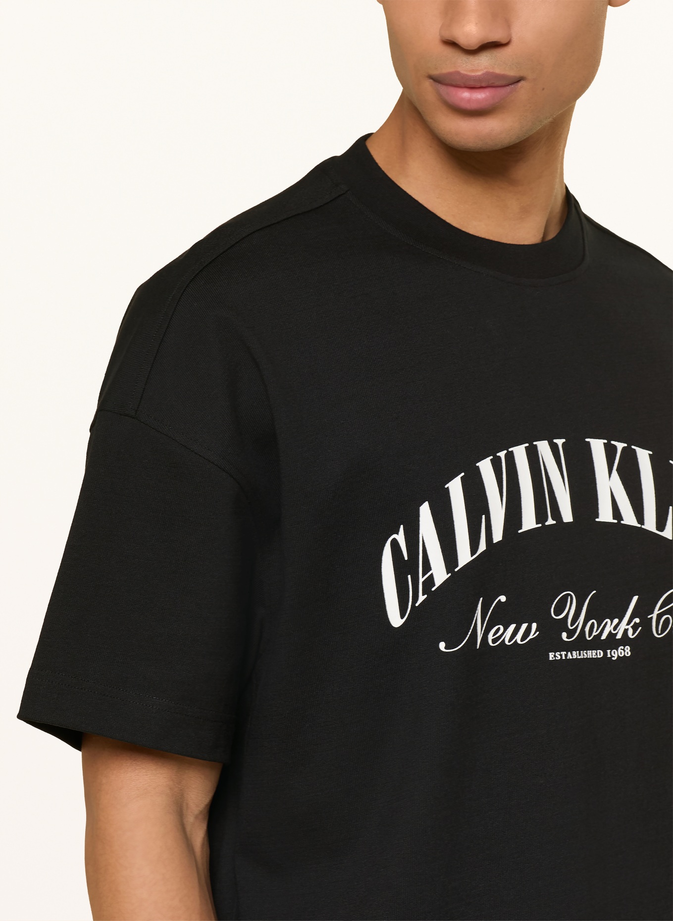 Calvin Klein Jeans T-Shirt: SCHWARZ / WEISS