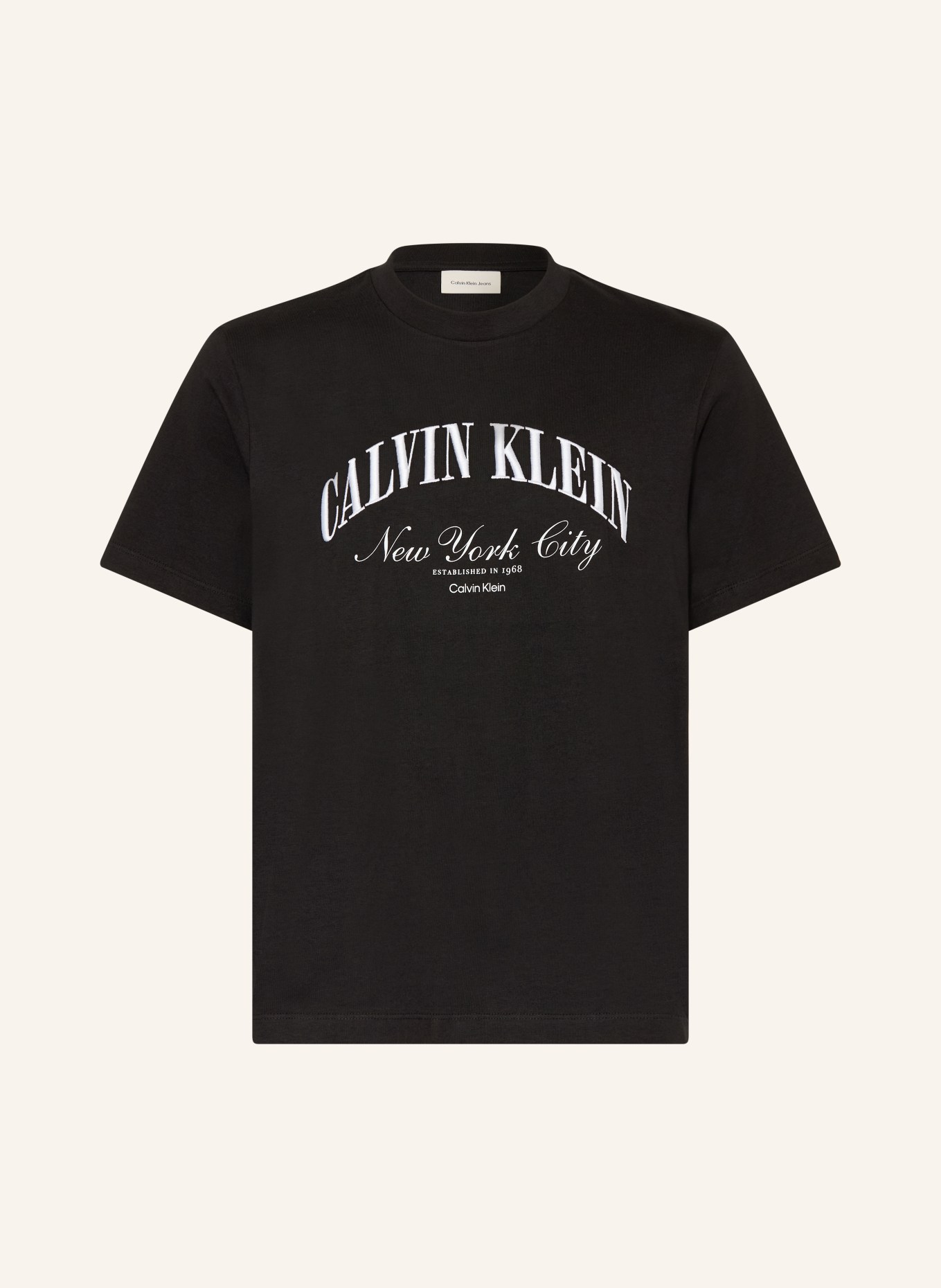 Calvin Klein Jeans T-Shirt: SCHWARZ / WEISS