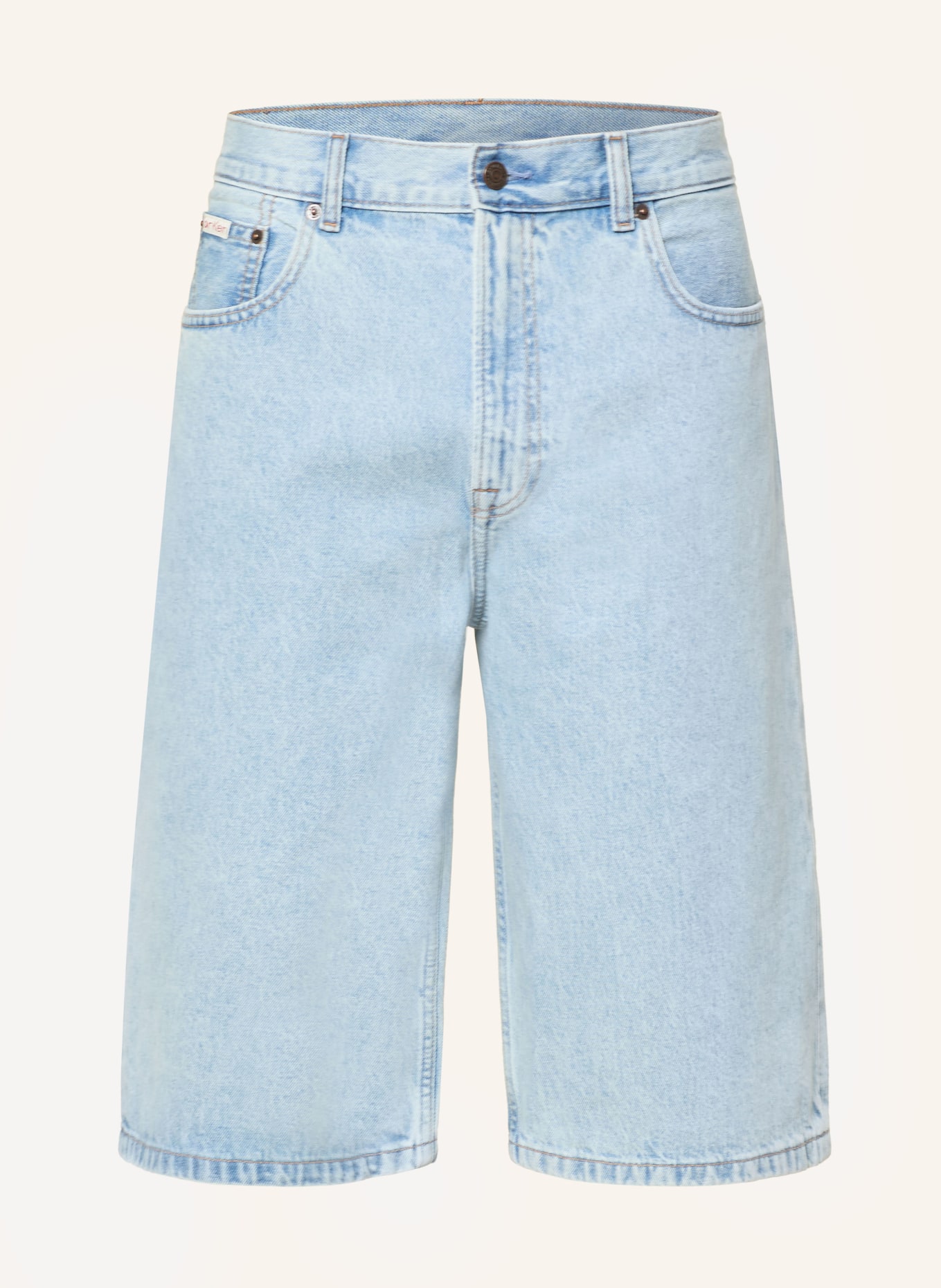 Calvin Klein Jeans Short en jean coupe ample: BLEU CLAIR