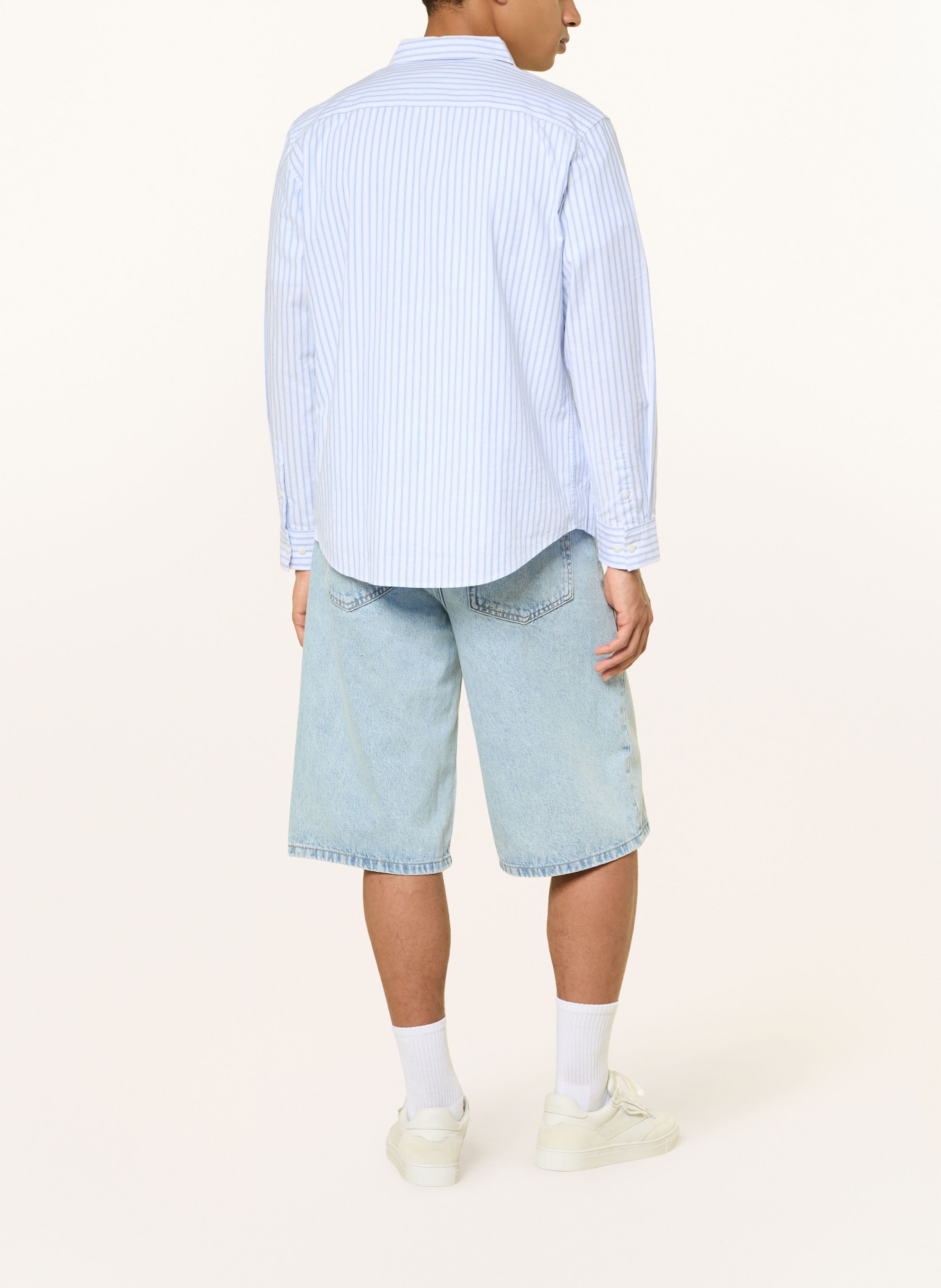 Calvin Klein Jeans Short en jean coupe ample: BLEU CLAIR