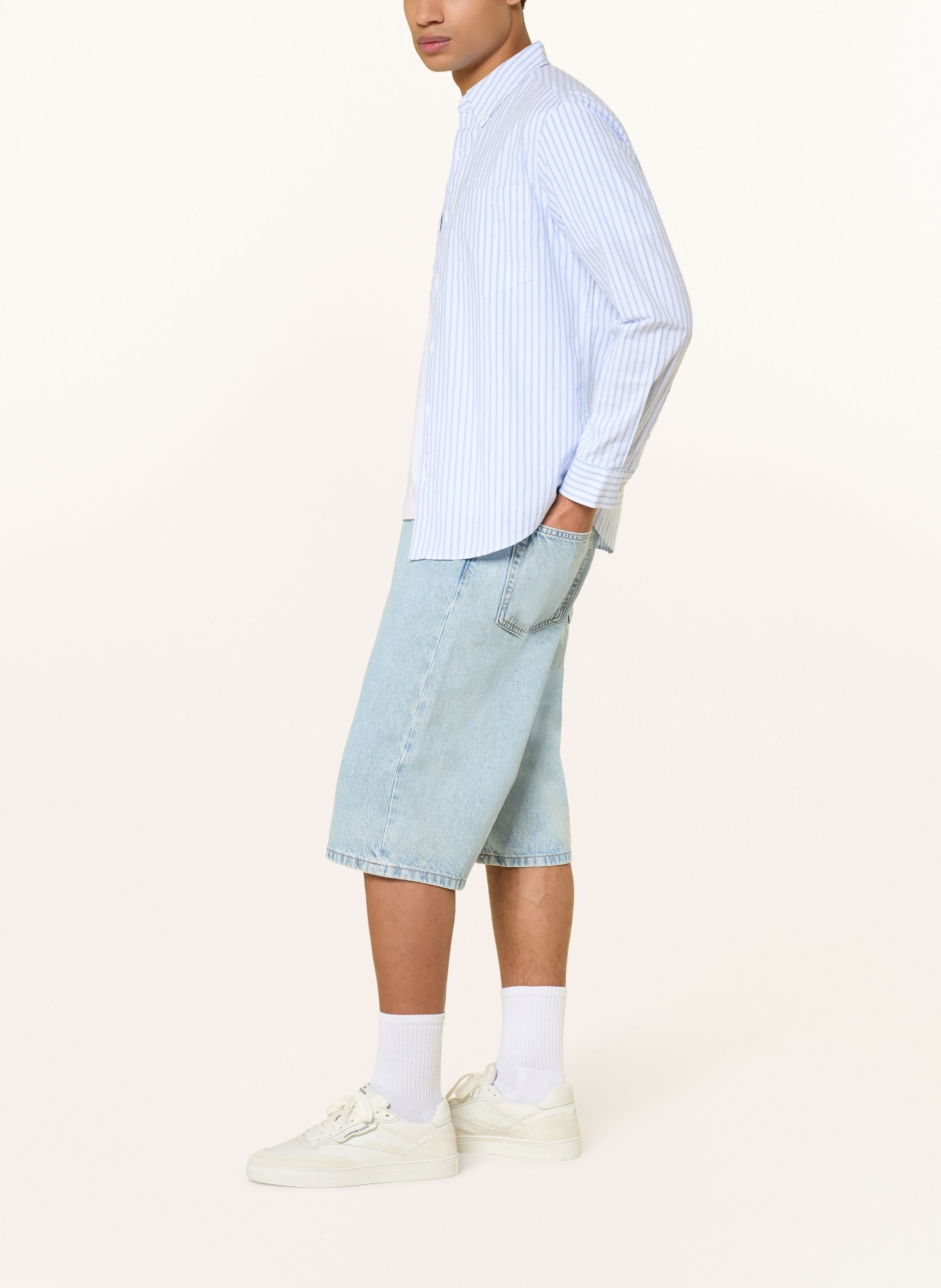 Calvin Klein Jeans Short en jean coupe ample: BLEU CLAIR