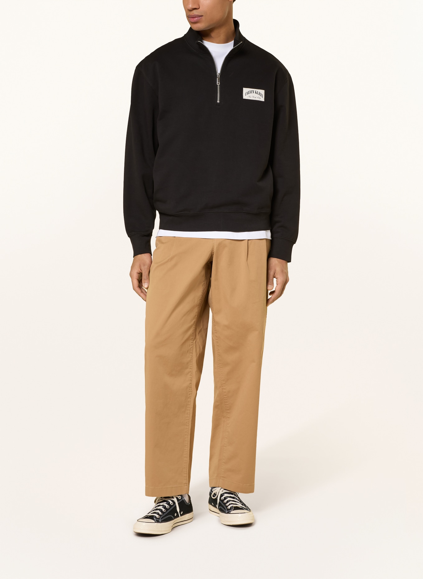 Calvin Klein Jeans Sweat à capuche: NOIR