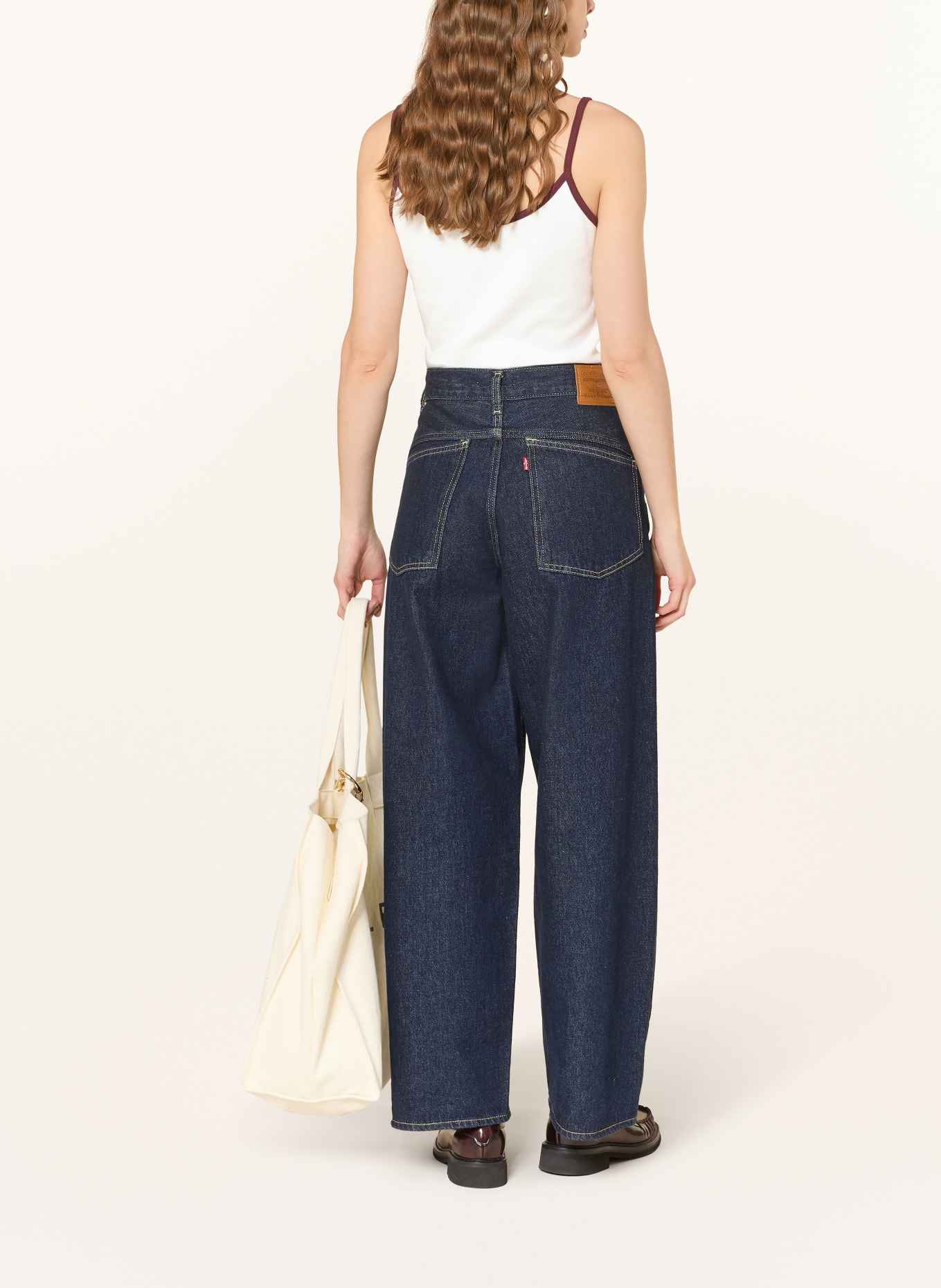 Marc O'Polo DENIM Top: ECRU / DUNKELROT