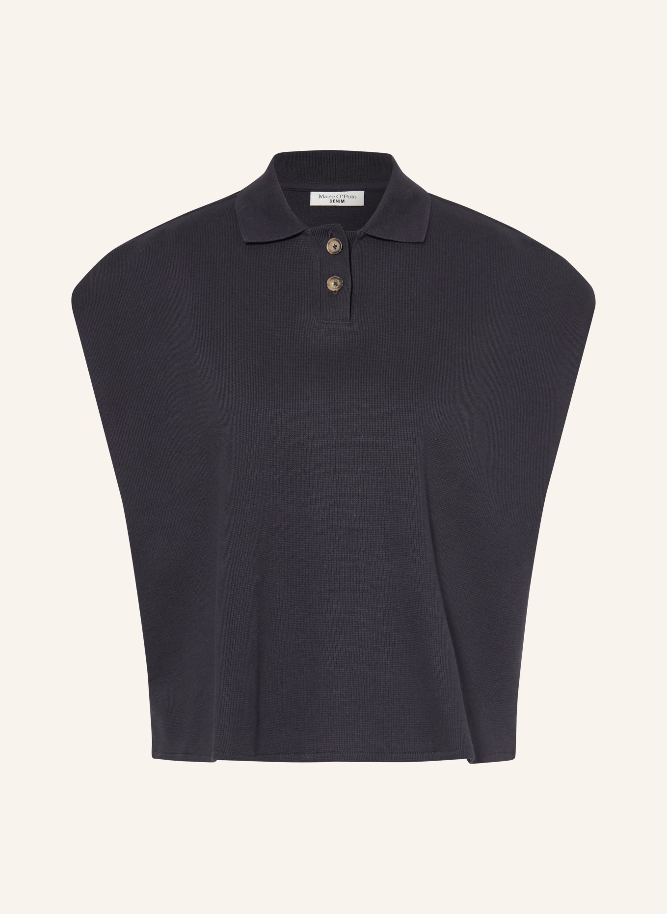 Marc O'Polo DENIM Piqué polokošile: TMAVĚ MODRÁ