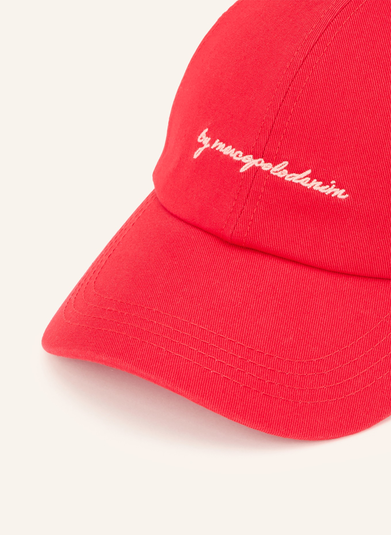 Marc O'Polo DENIM čepice: ČERVENÁ / SVĚTLE RŮŽOVÁ