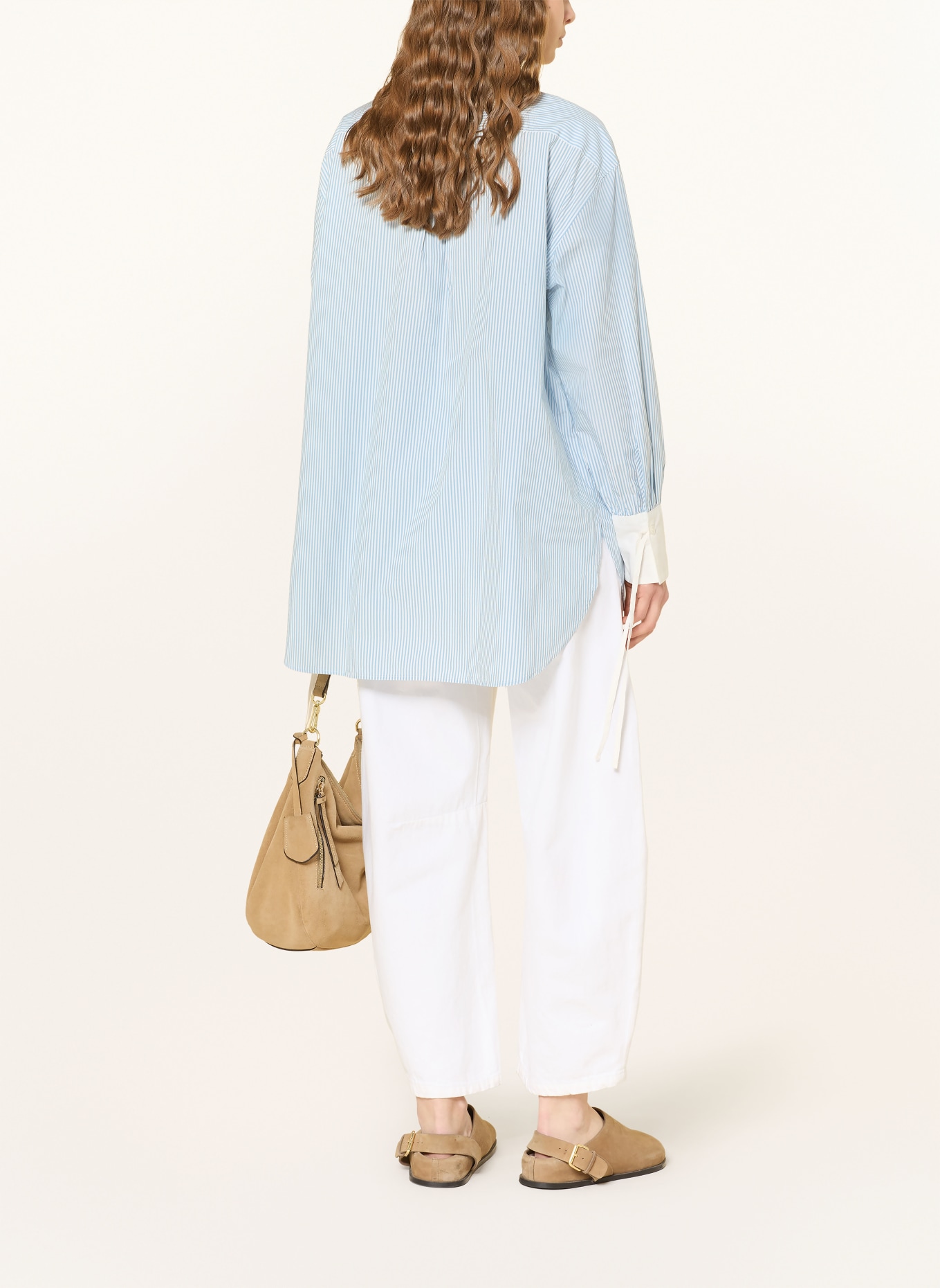 Marc O'Polo DENIM košile: TMAVĚ MODRÁ / BÍLÁ