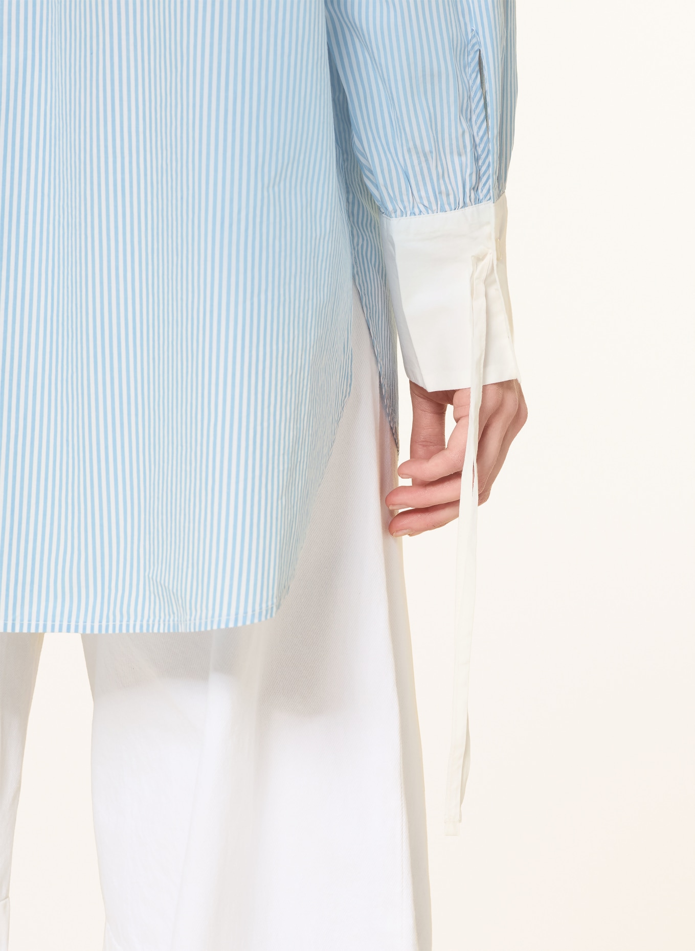 Marc O'Polo DENIM košile: TMAVĚ MODRÁ / BÍLÁ