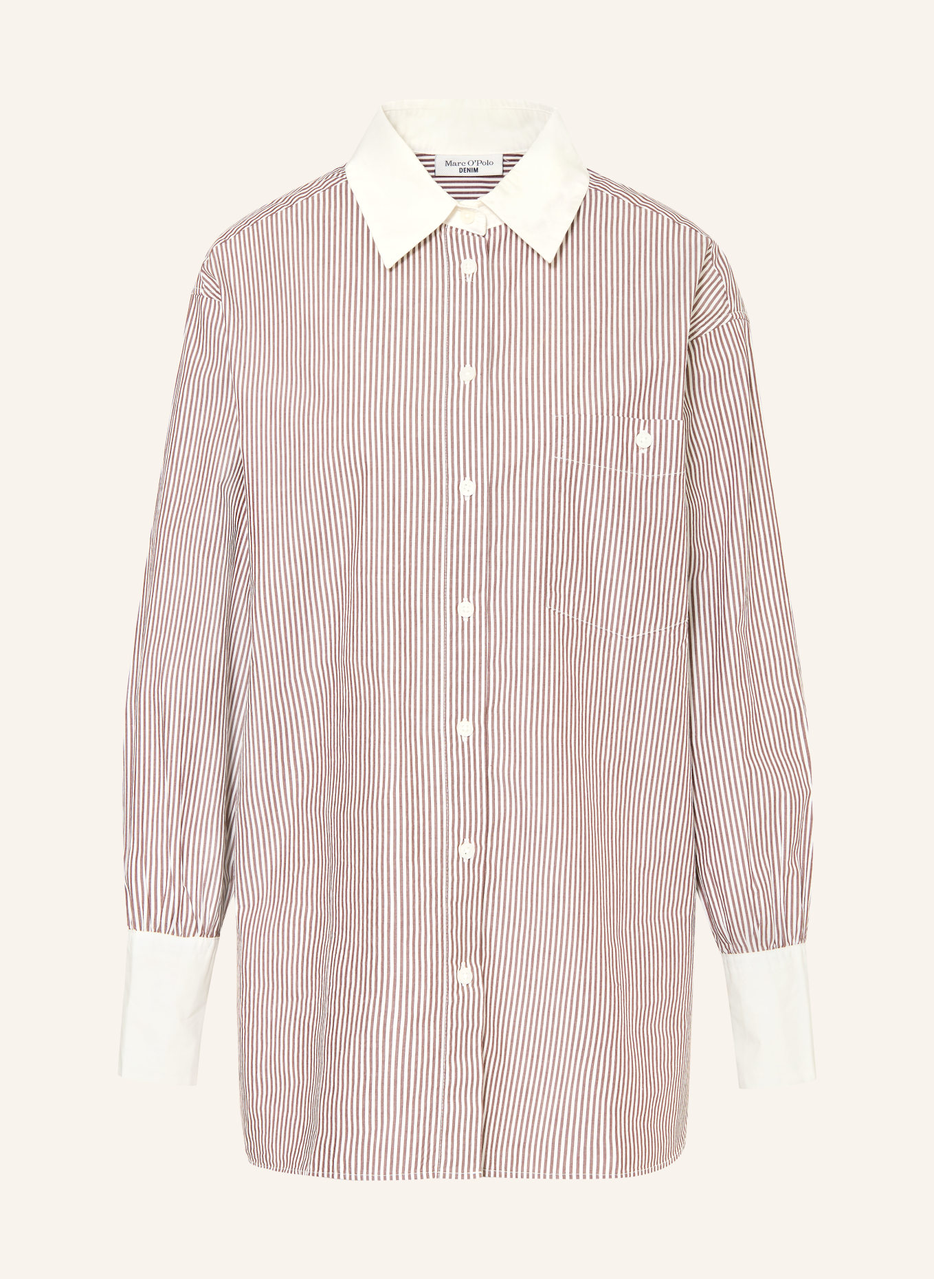 Marc O'Polo DENIM košile: HNĚDÁ / REŽNÁ