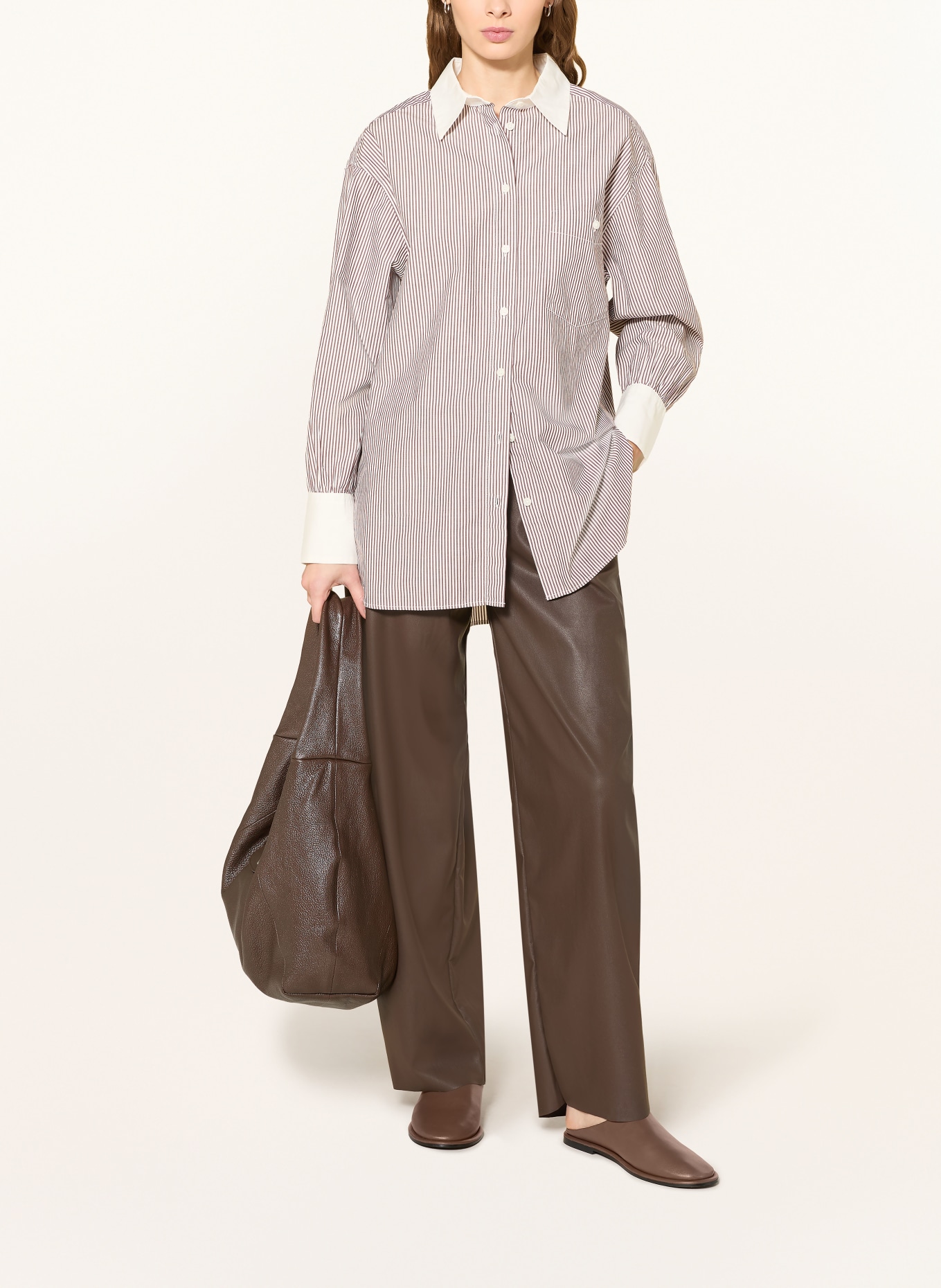 Marc O'Polo DENIM košile: HNĚDÁ / REŽNÁ