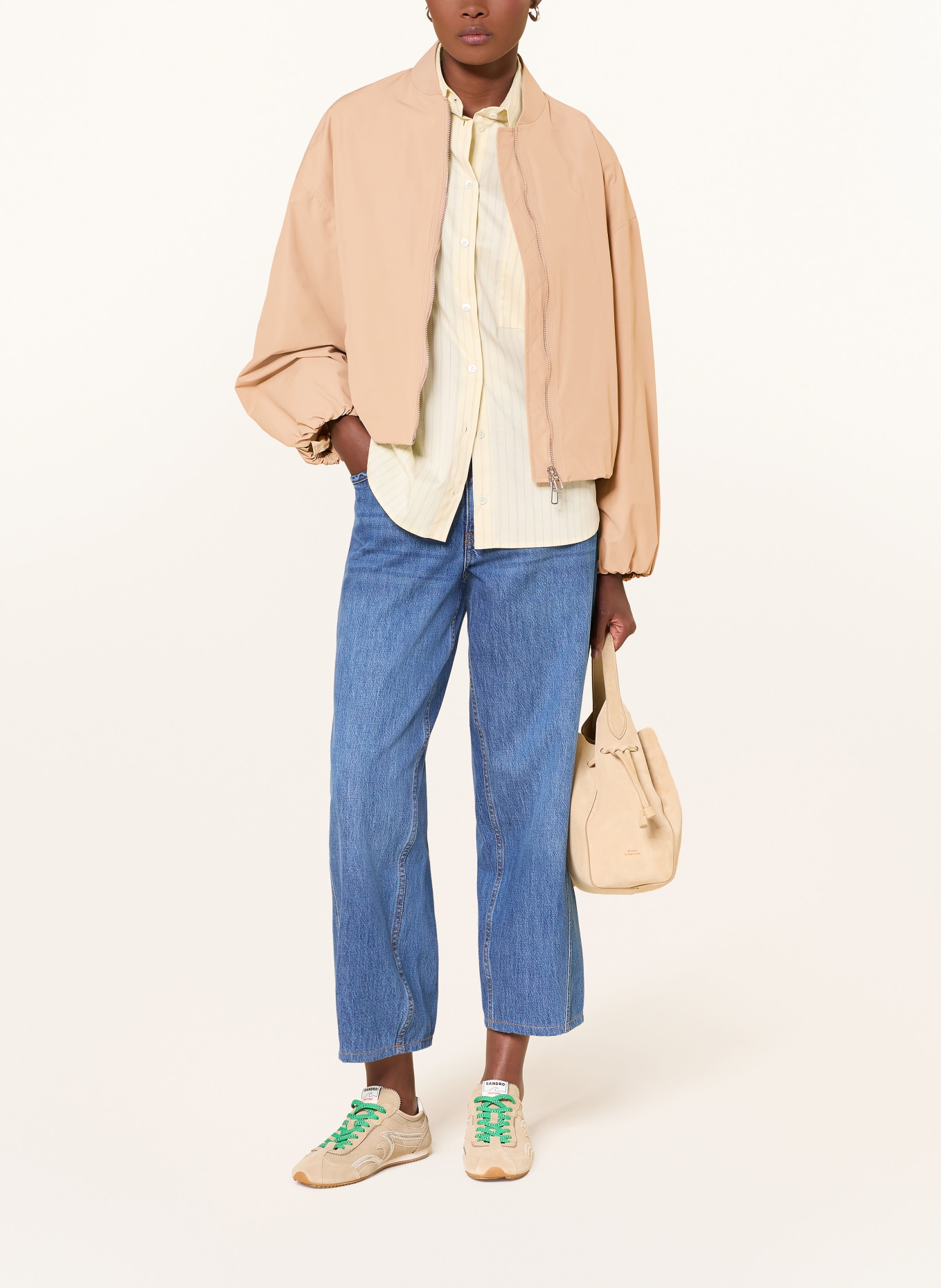 DUNO Blouson: BEIGE