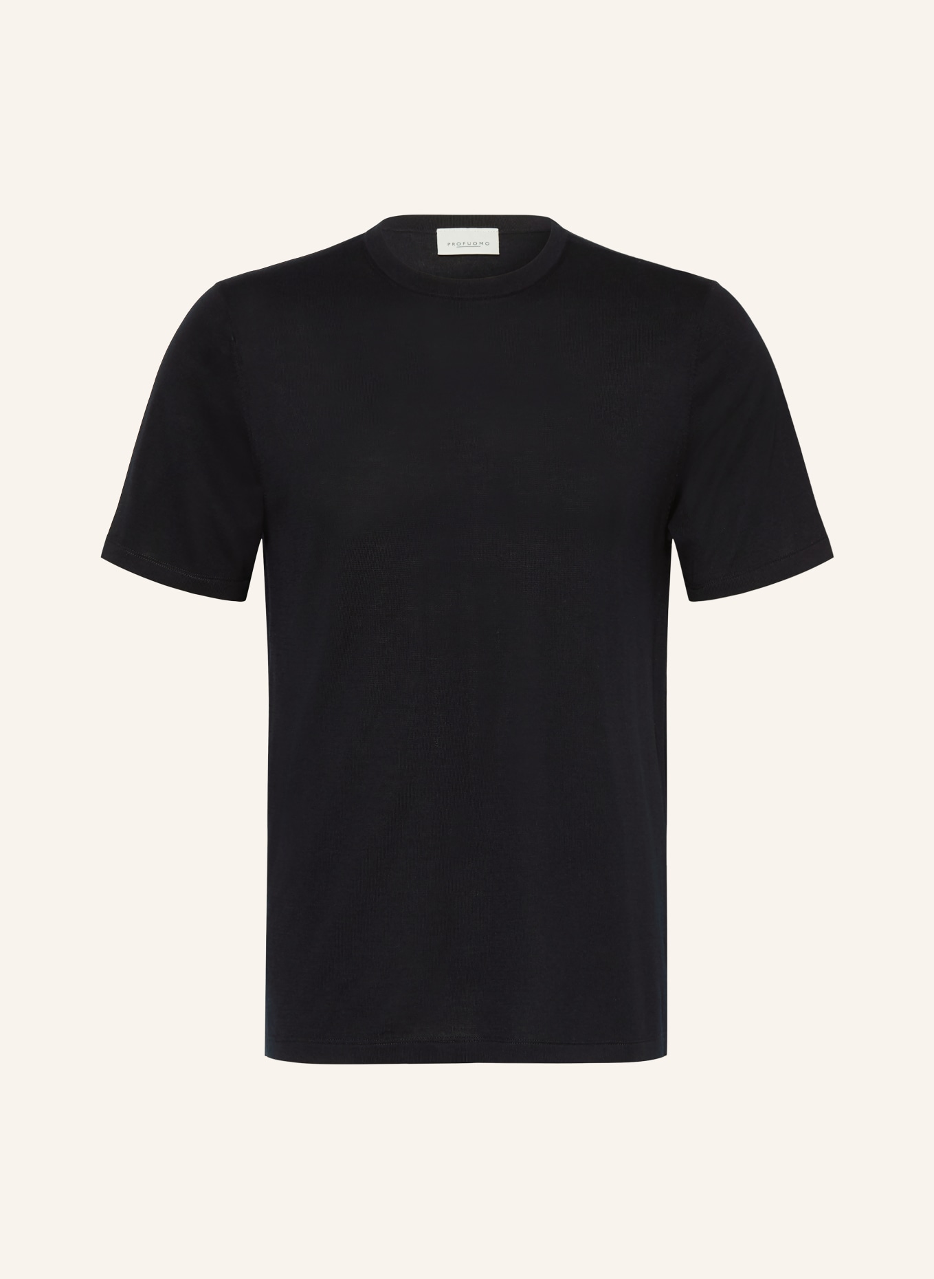 PROFUOMO pletené tričko: TMAVĚ MODRÁ