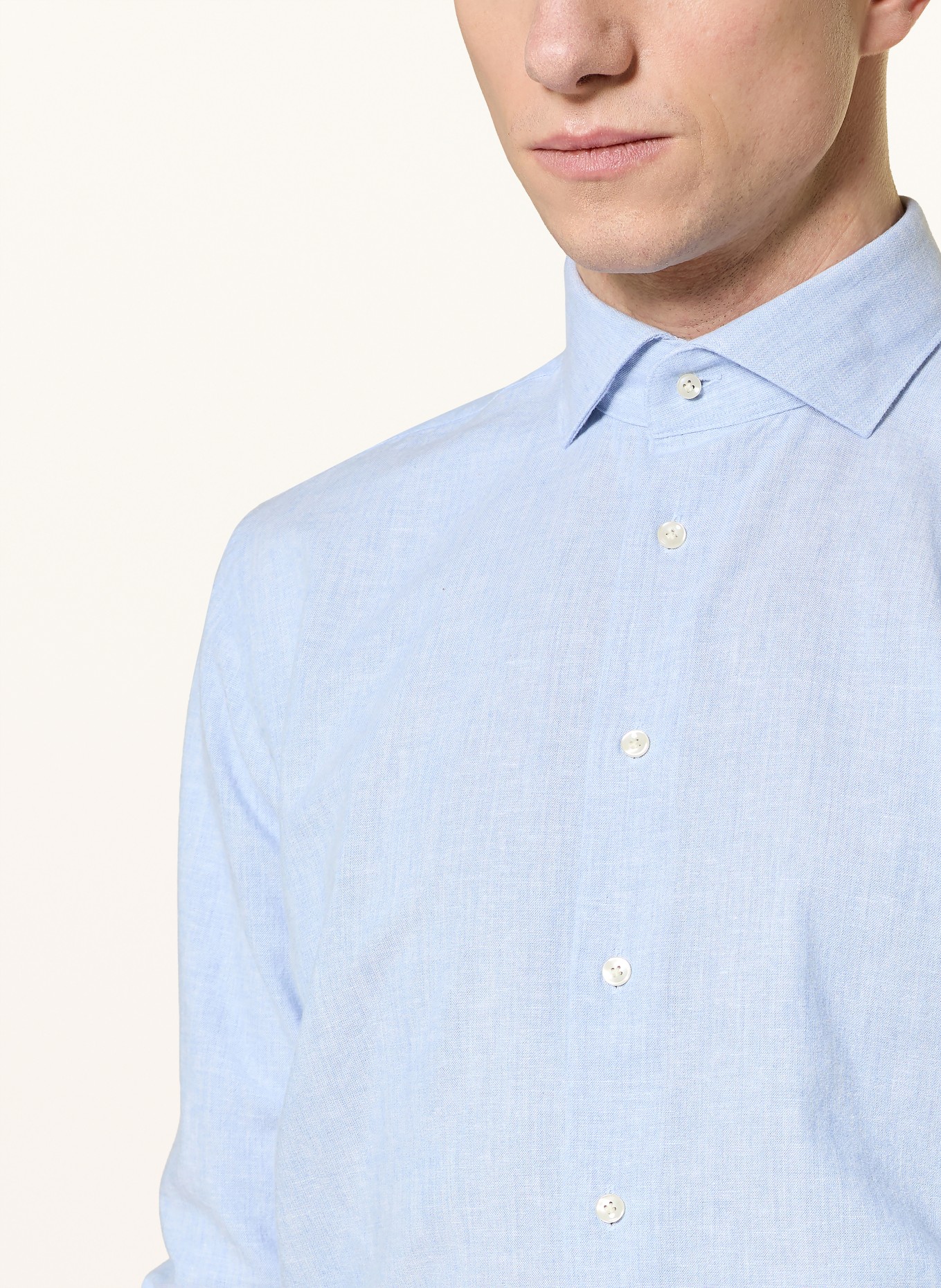 PROFUOMO Koszula Slim Fit: JASNONIEBIESKI