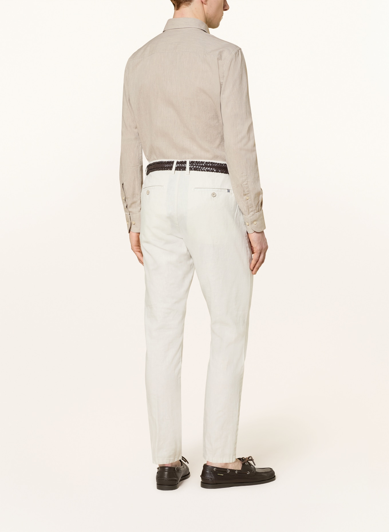 PROFUOMO Košile Slim Fit: BÉŽOVÁ