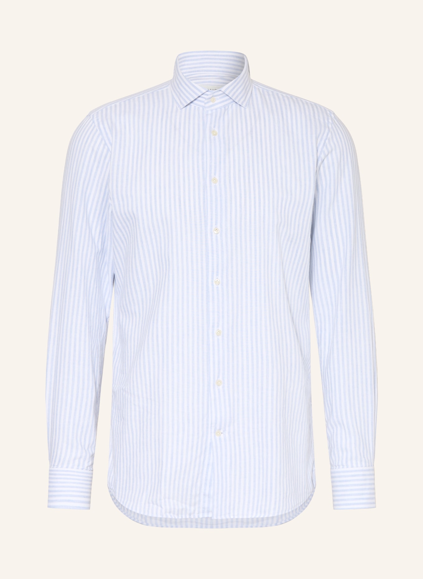 PROFUOMO Hemd Slim Fit: HELLBLAU / WEISS