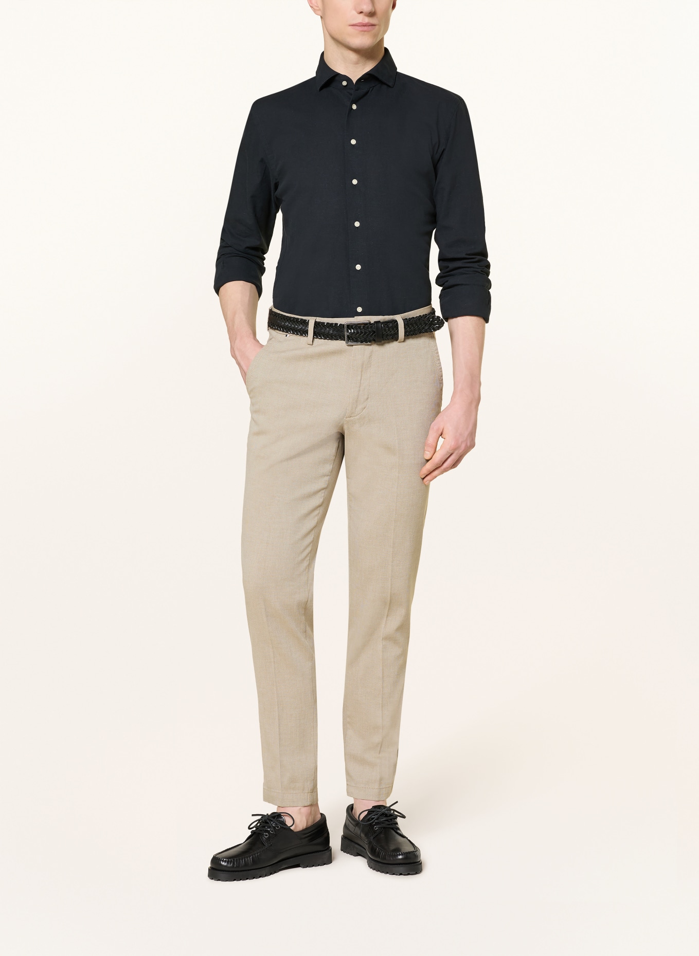 PROFUOMO Hemd Slim Fit: DUNKELBLAU