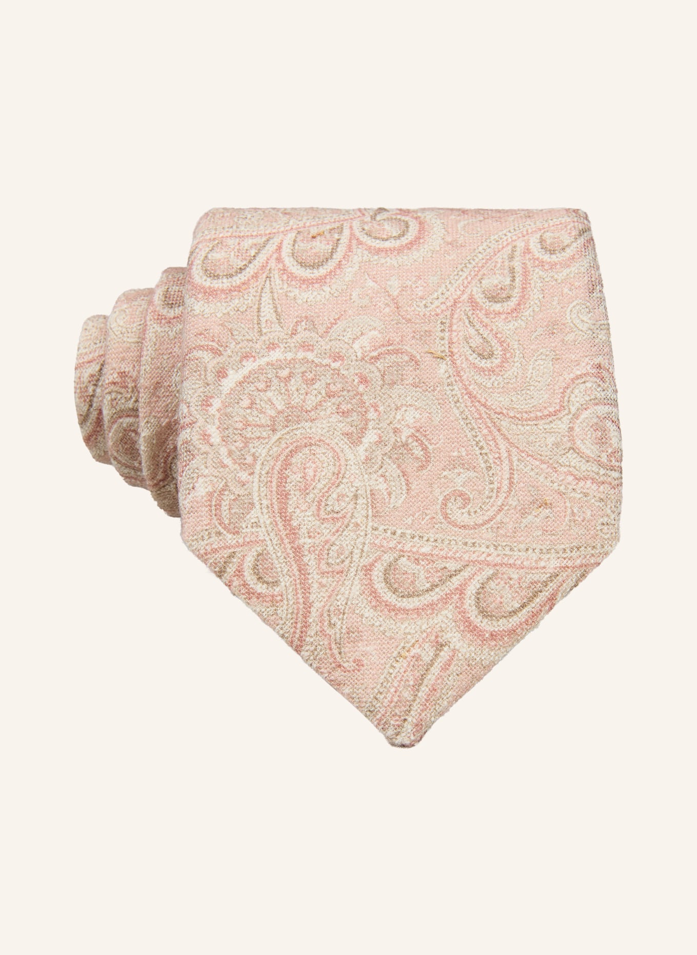 PROFUOMO krawat: BLADORÓŻOWY / BRUDNY RÓŻ / BEŻOWY