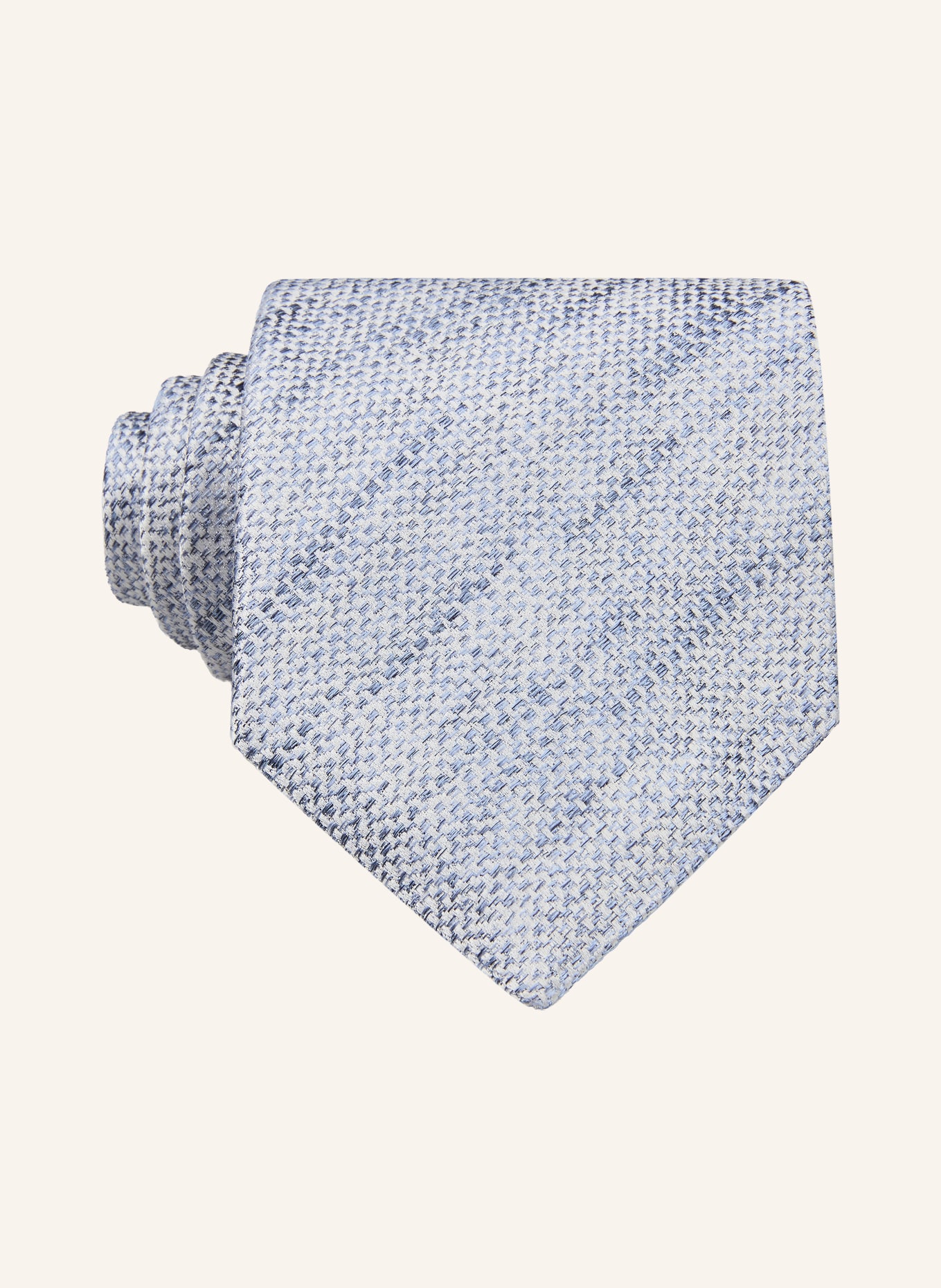 PROFUOMO Krawatte: BLAUGRAU / DUNKELBLAU / BLAU