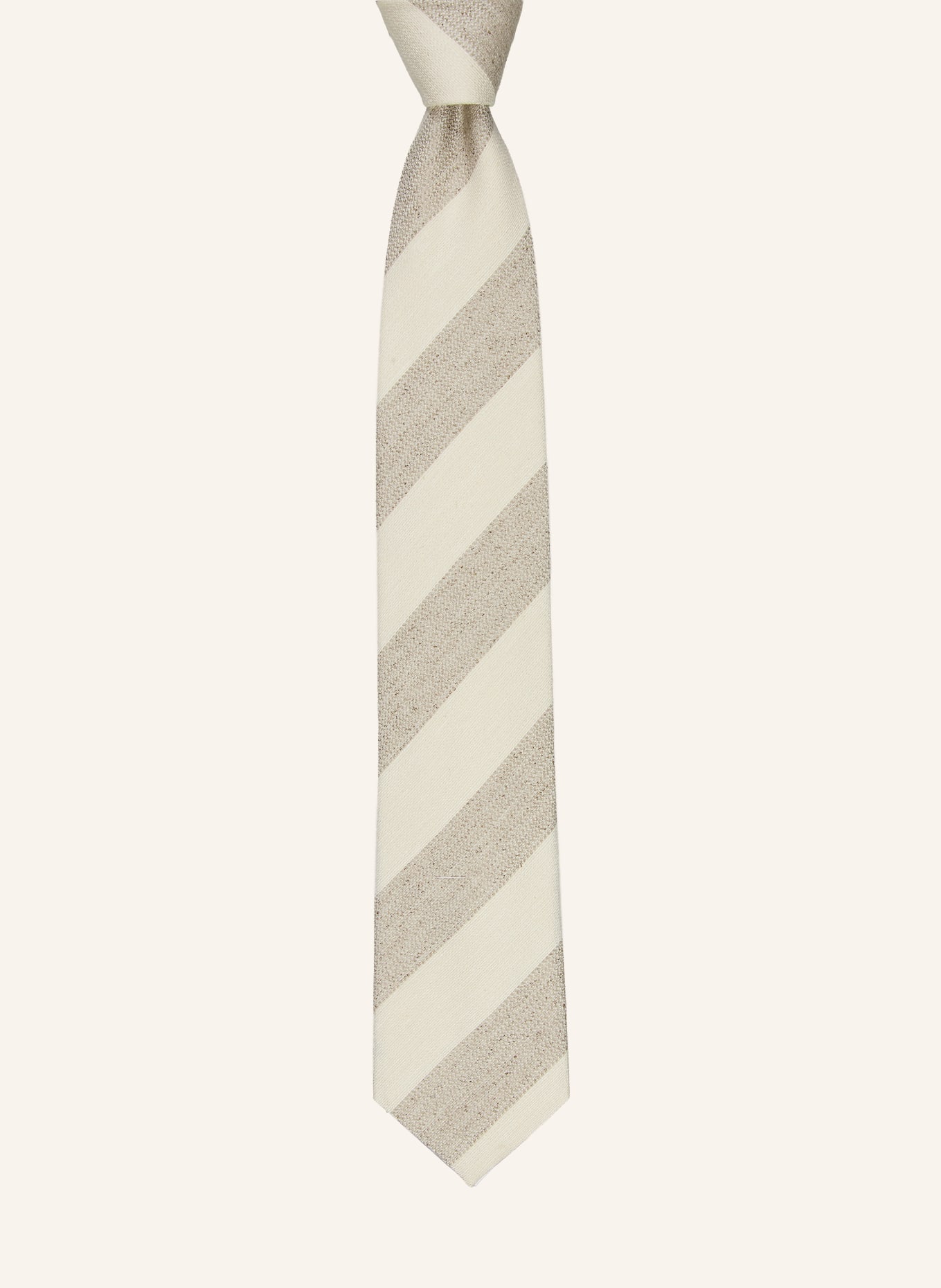 PROFUOMO Krawatte: CREME / TAUPE