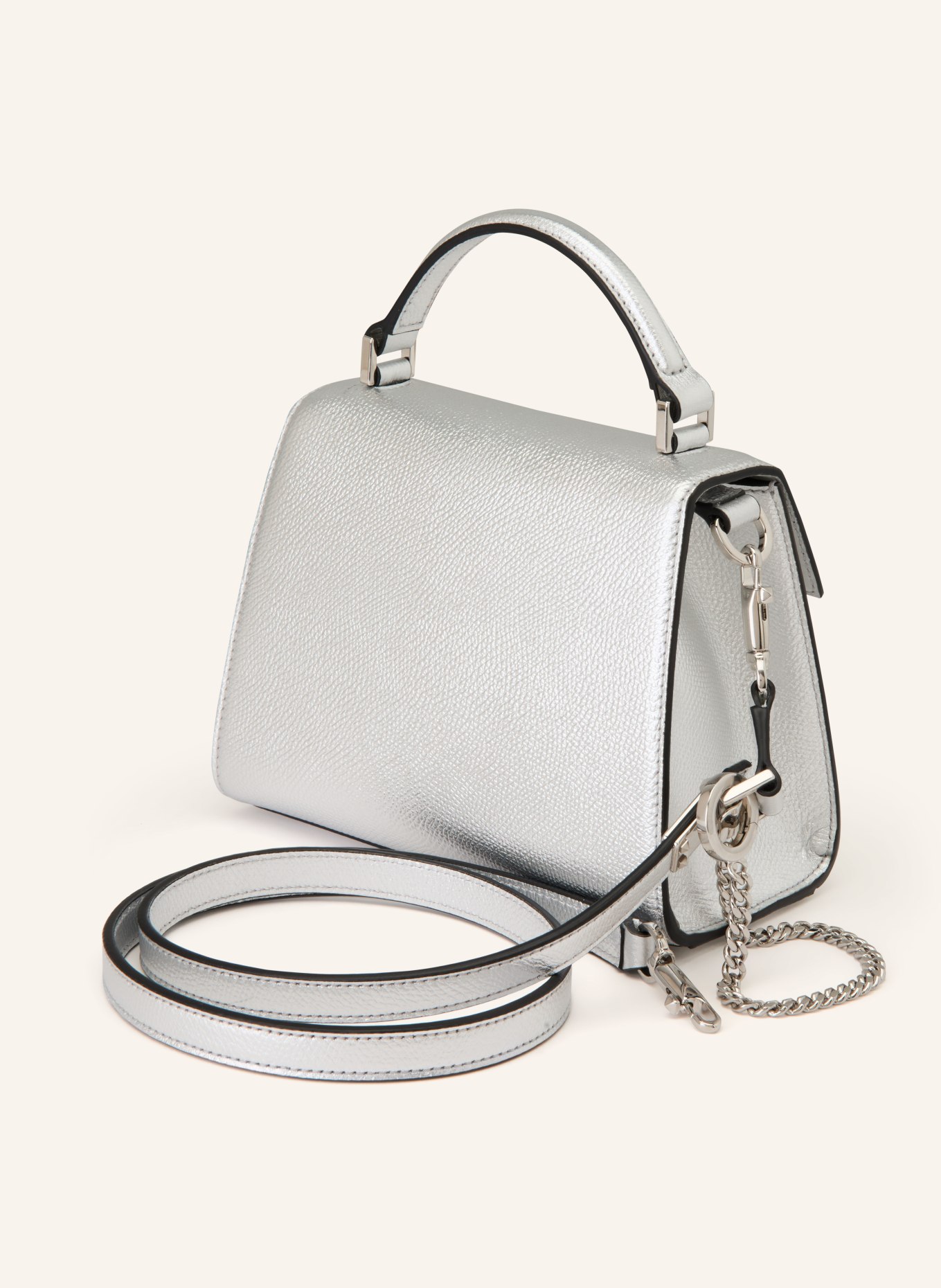 VALENTINO GARAVANI VSLING MINI handbag: SILVER