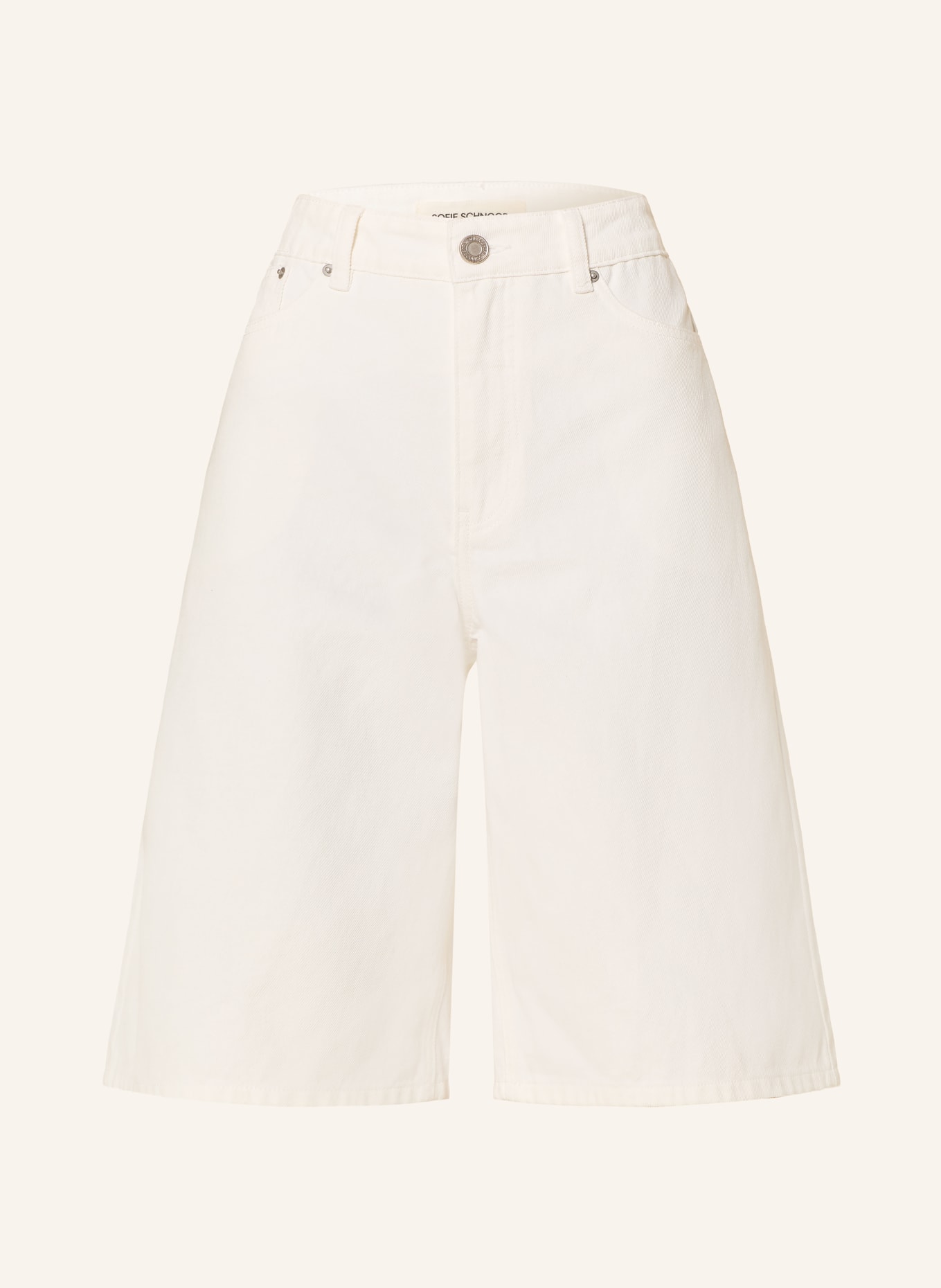 SOFIE SCHNOOR Dżinsowe bermudy: 0108 OFF WHITE
