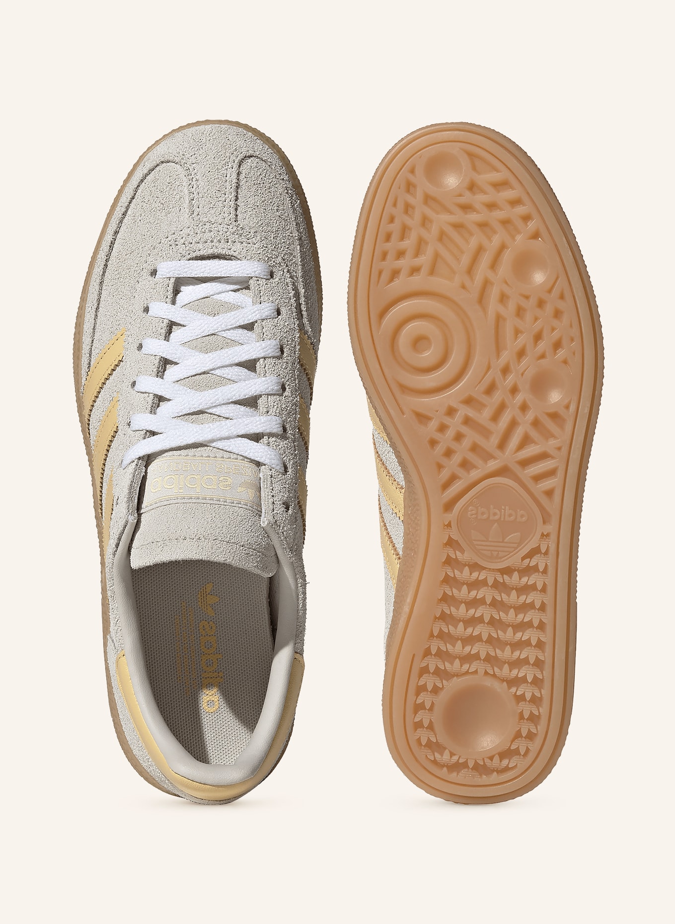 adidas Originals Sneaker HANDBALL SPEZIAL: BEIGE / DUNKELGELB