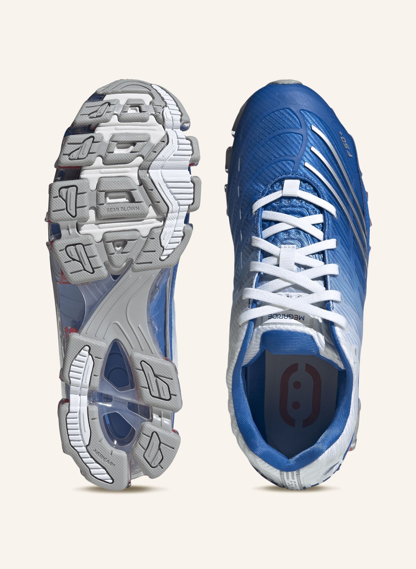 adidas Originals Tenisky MEAGRIDE F50: MODRÁ / BÍLÁ