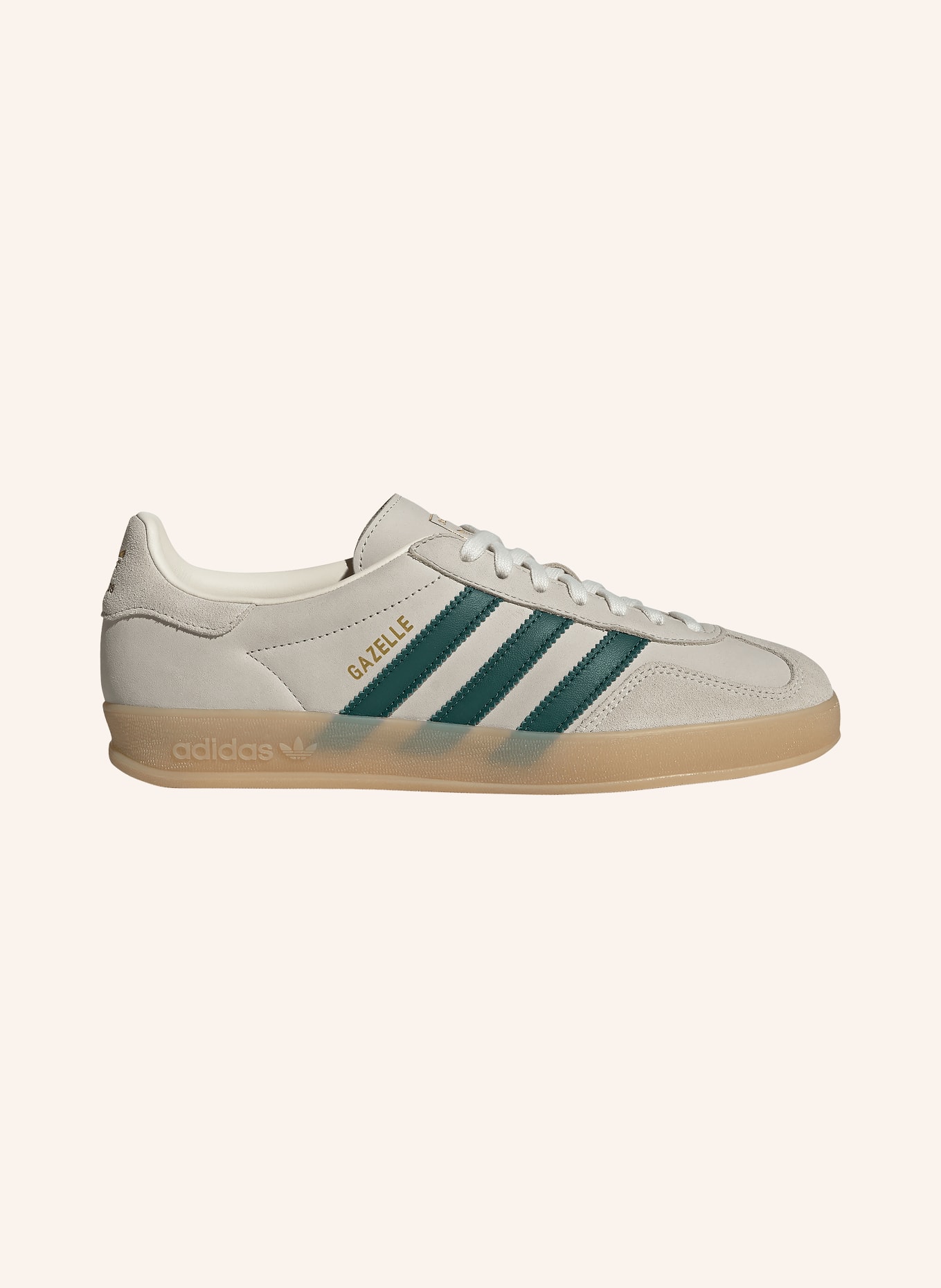 adidas Originals Sneaker GAZELLE INDOOR: CREME / GOLD / PETROL