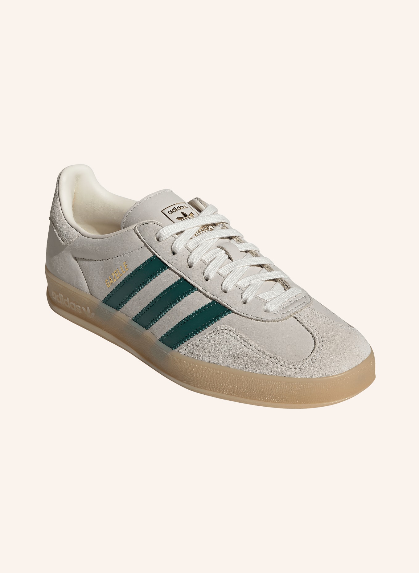adidas Originals Sneaker GAZELLE INDOOR: CREME / GOLD / PETROL